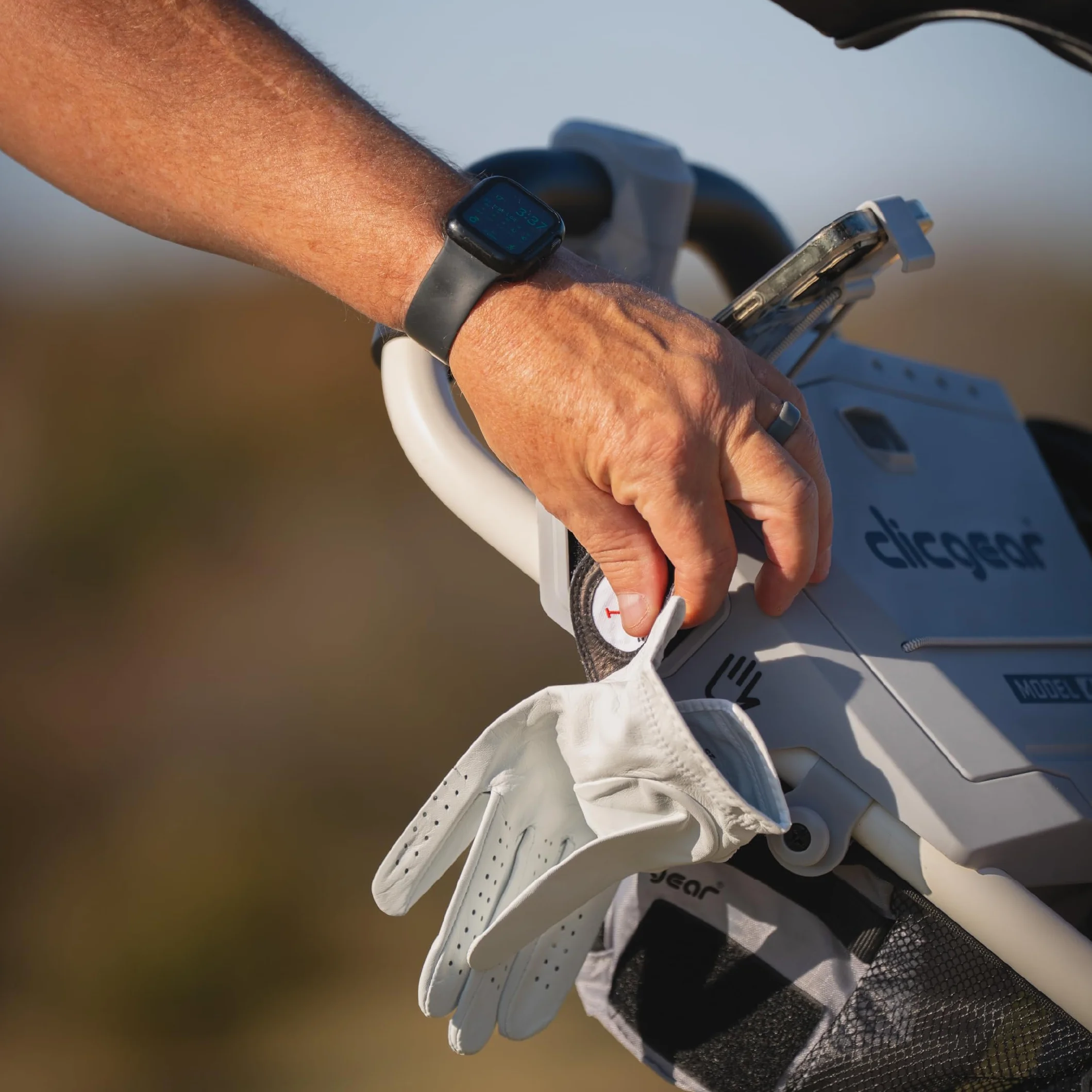 Clicgear Carrito de Golf Modelo 4.5 Plegable 3 Ruedas