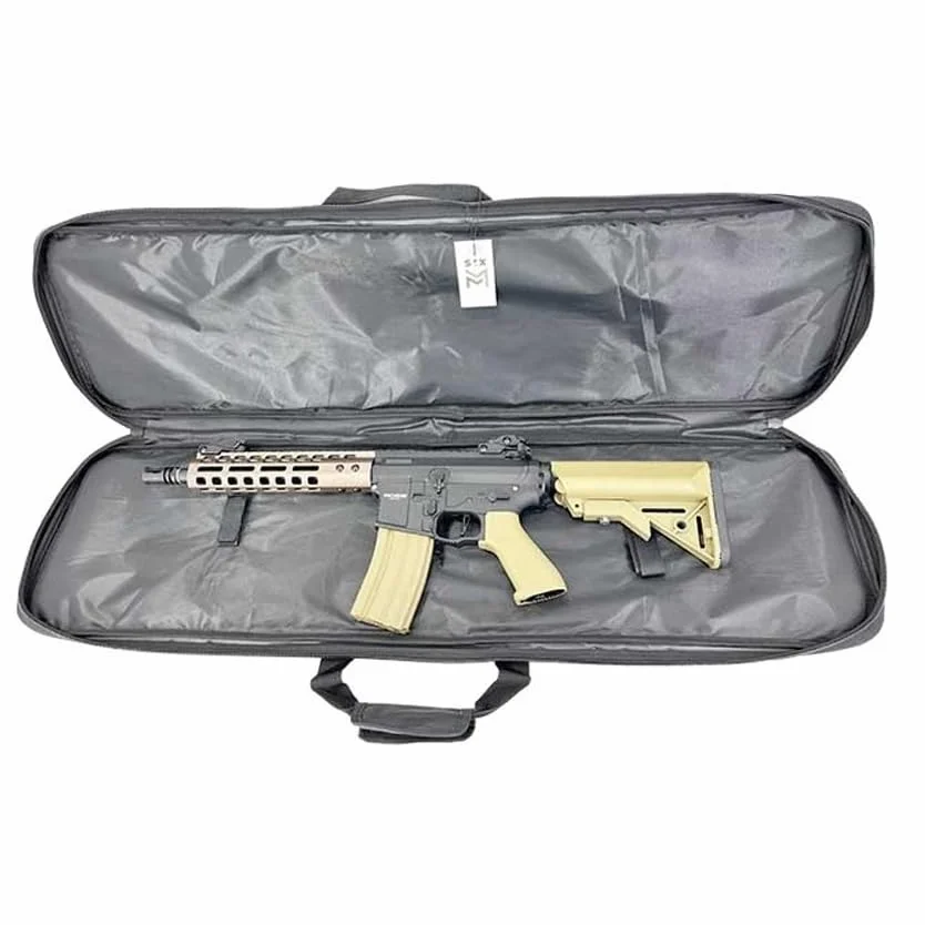 ECOMMUR Funda de Transporte SIXMM GB 1M BK Negra (100cm) | Funda de Tela para Proteger Armas largas. Funda para ecopetas de protección Universal (100 cm)