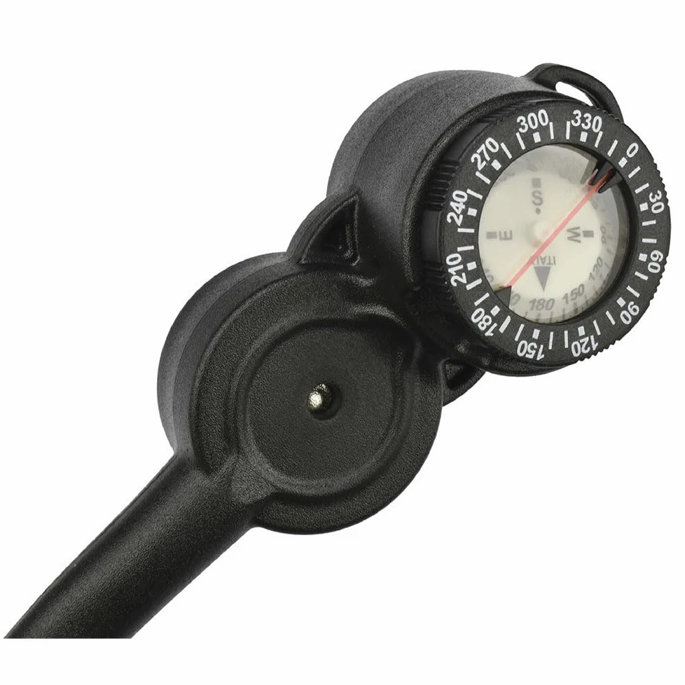 SEAC Sub 0000A/396 : Consola con Barometro, Profundimetro y Brujula Buceo, Negro, Estándar