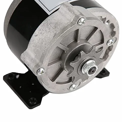 MY1025Z2 Motor Eléctrico Reducción Engranajes 12V 250W Piñón 9 Dientes 8.9:1 para Bicicleta Eléctrica Scooter