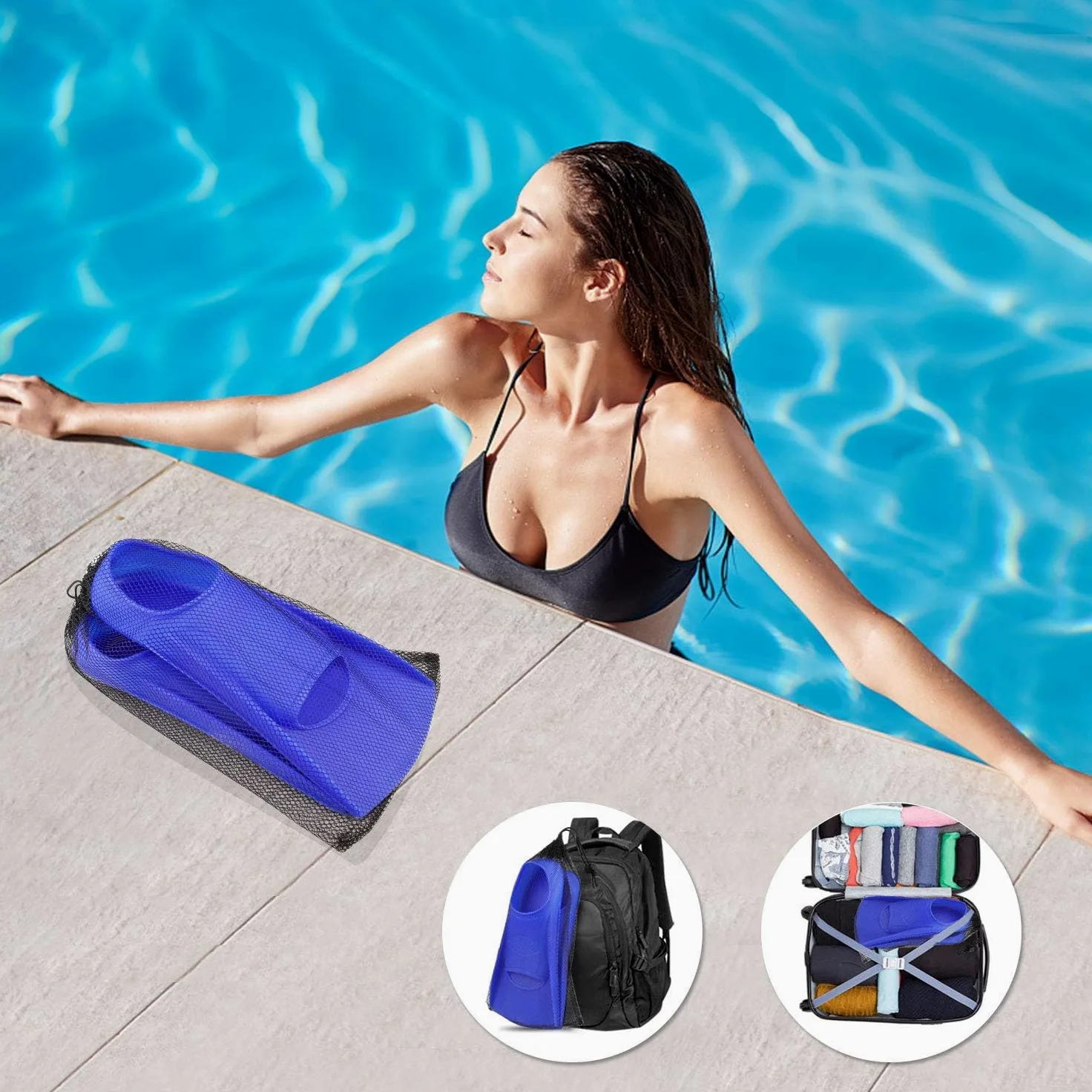 Gintenco Aletas de Buceo, Aletas de Snorkel para Hombres y Mujeres,Freediving y Pesca submarina, Unisex Adulto