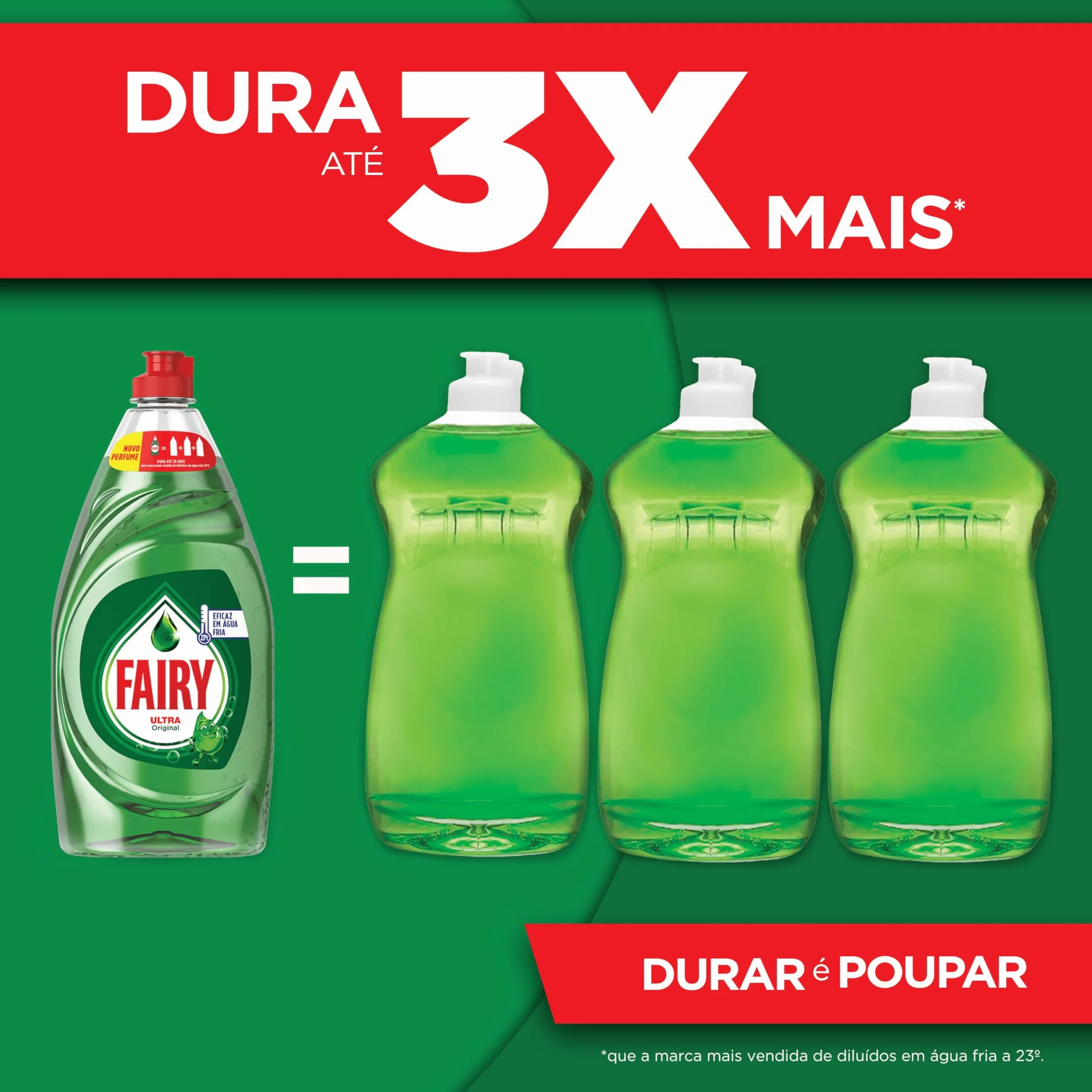 Fairy Ultra Poder Original Líquido Lavavajillas 4 x 1050ML