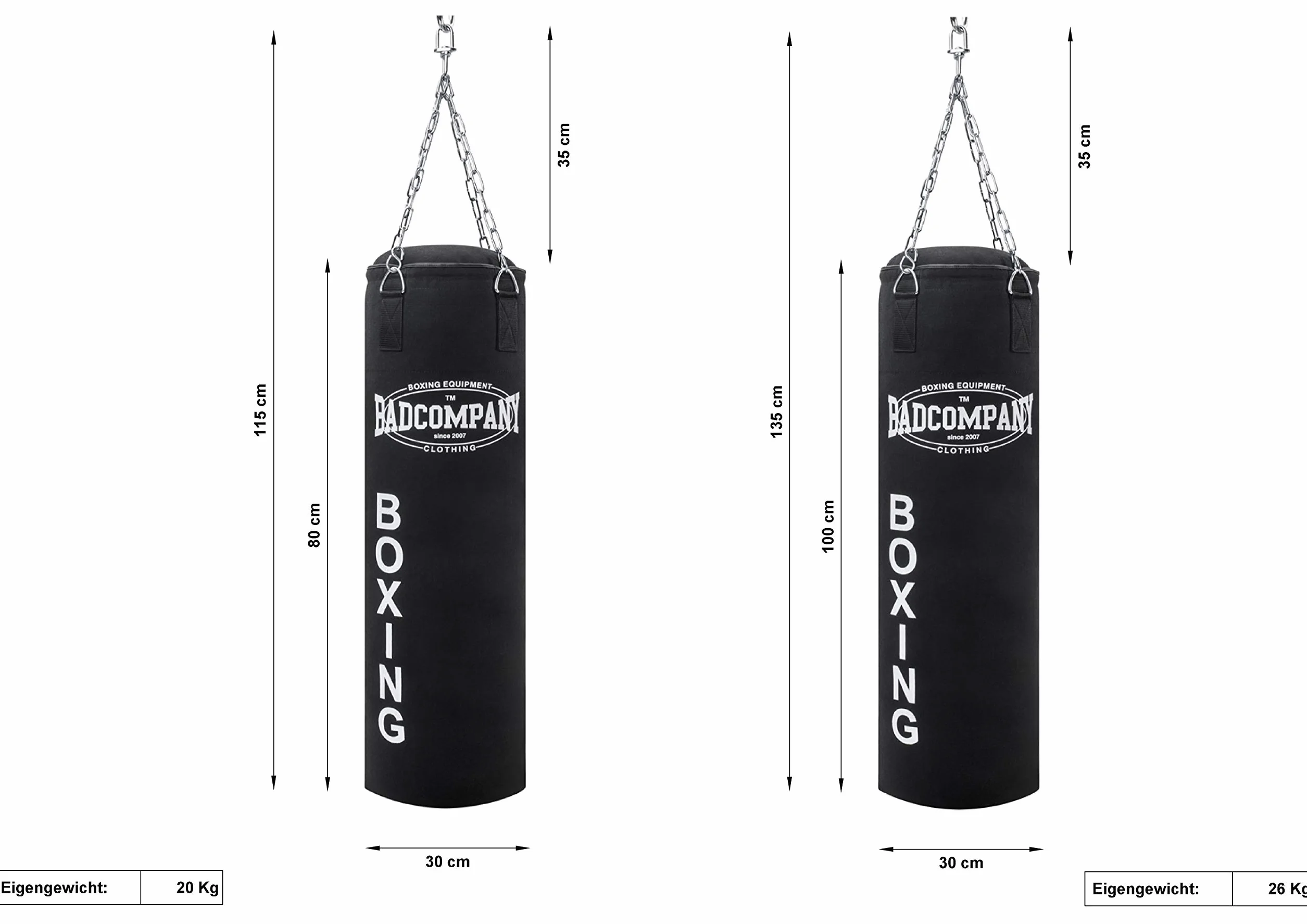 BAD Company Company GmbH & Co. KG - Saco Pesados de Boxeo