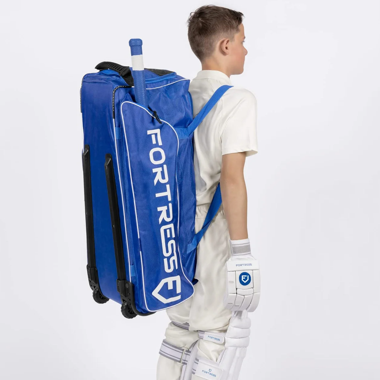 FORTRESS Original Bolsa de Cricket con Ruedas