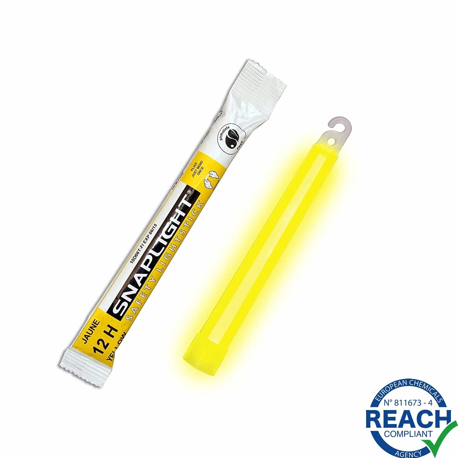 Cyalume Lote De 20 Barras Especial Seguridad Auto / Ocio Compuesto De 10 Barras De Luz Blanca Con Duración De 8 Horas Y 10 Barras De Luz Amarilla Con Duración De 12 Horas Snaplight Glow Sticks 15Cm