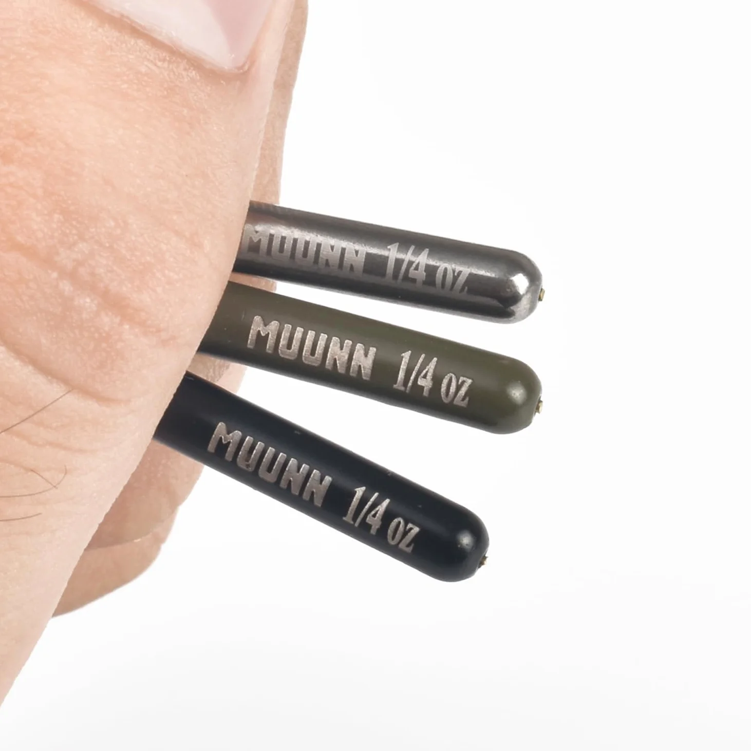 Paquete de 10 pesas de tungsteno flacas para tiro de gota, kit de plomos de pesca de tiro de gota de tungsteno para plataforma de tiro de gota, plomada de forma delgada (liso, 3/8 onzas)