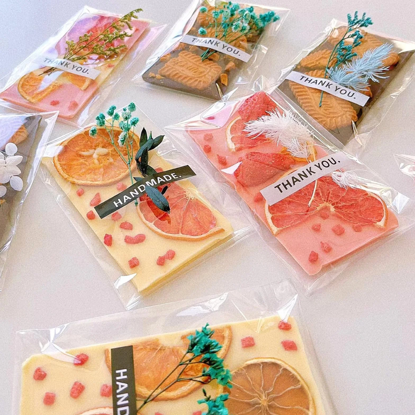 Bolsas de Celofán Transparentes OPP Autoadhesivas 400pcs 12x22cm para Regalo Galletas Dulces