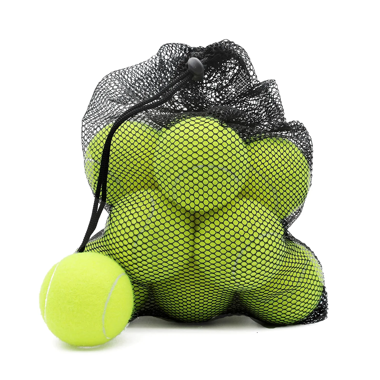 Magicorange Tennis Balls, 12 Pack Advanced Training Tennis Balls Practice Balls, Come with Mesh Bag for Easy Transport, Good for Beginner Training Ball