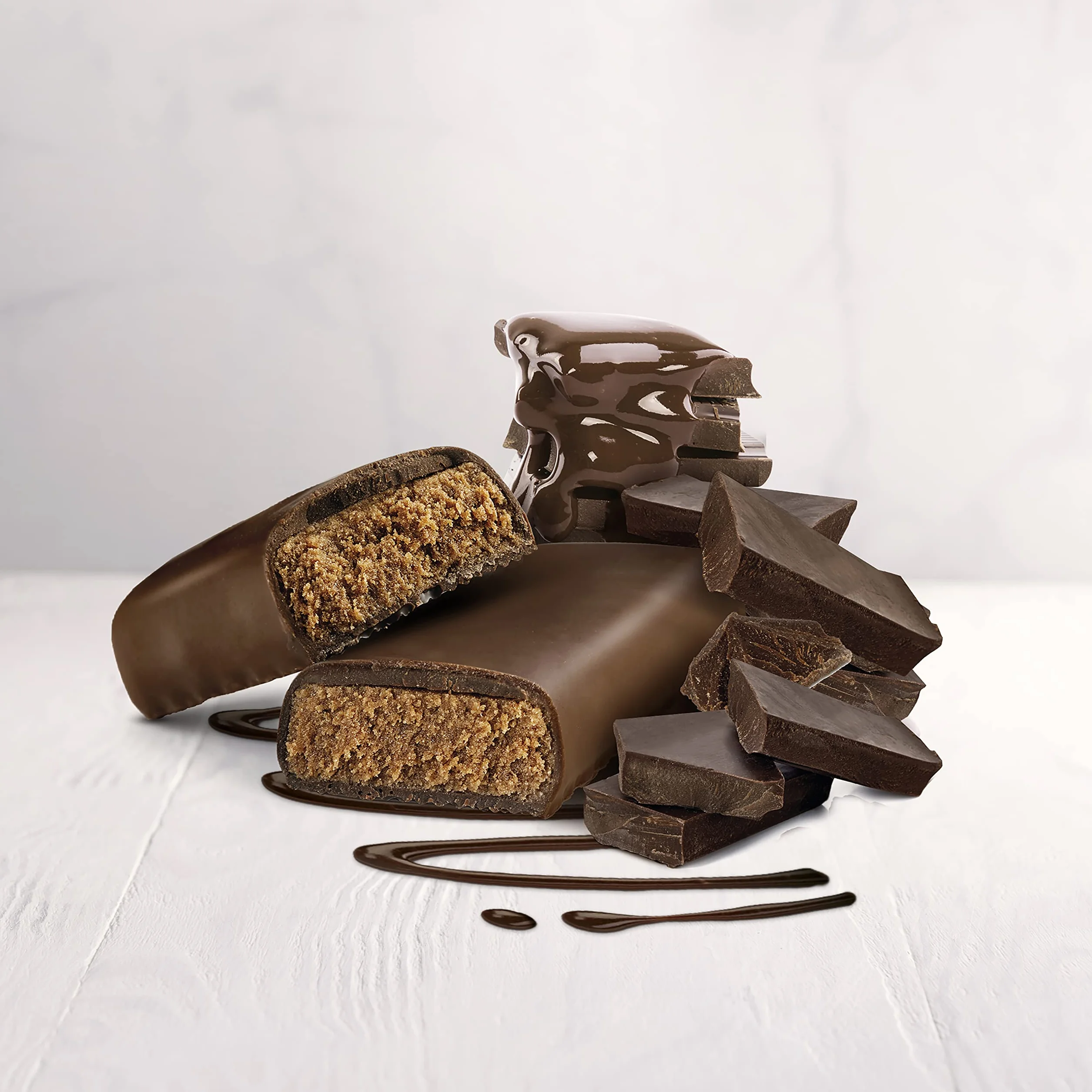 BIMANÁN Barritas Chocolate Fondant Sustitutivos de Comida 10 Unidades 238 Calorías Ricas en Fibra