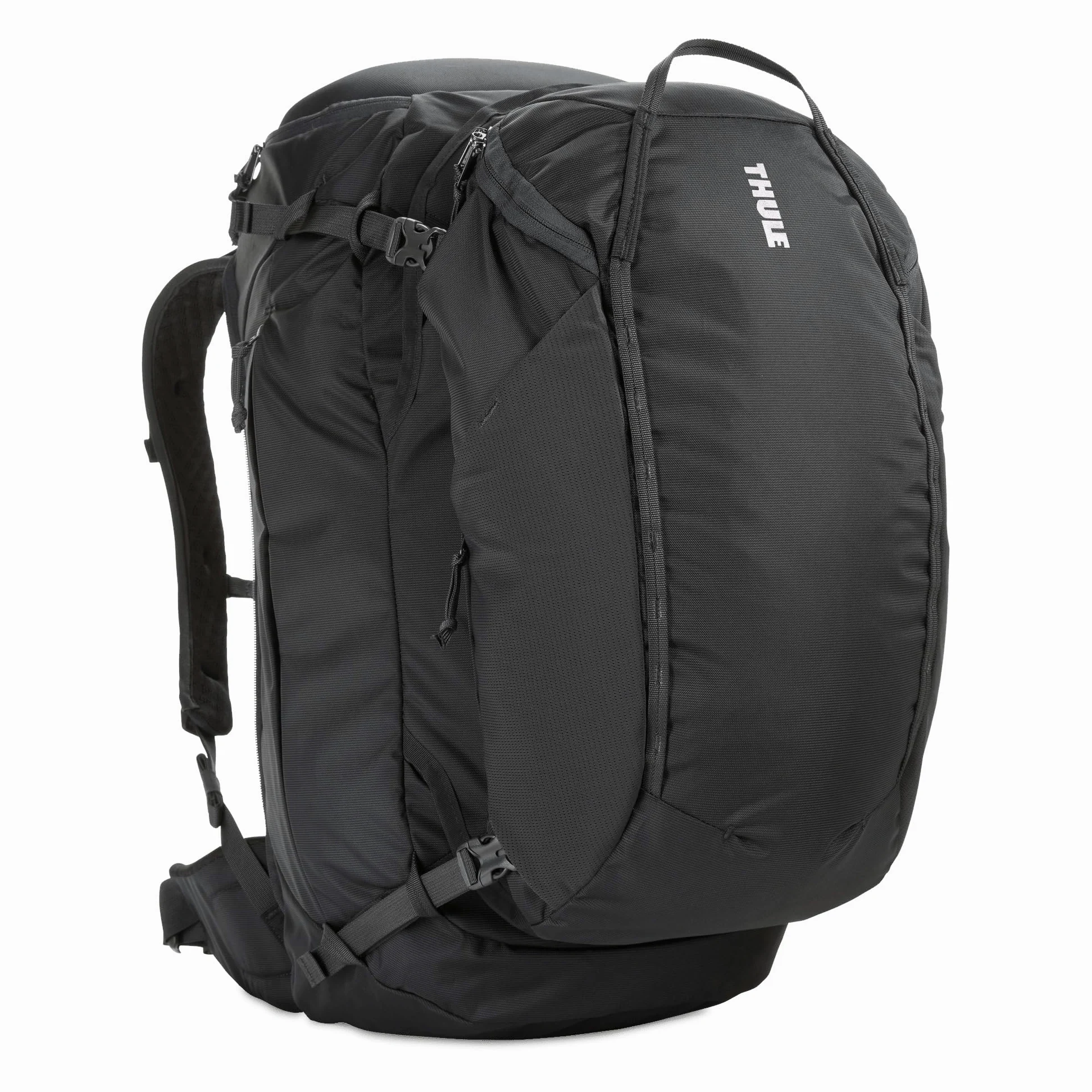 Thule Landmark 70 litros de caminata al aire libre y mochila de viaje para mochileros Hombres Negro