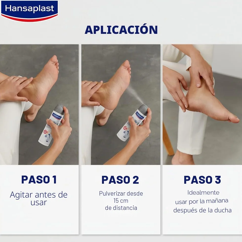 Hansaplast Fuß Spray Silver Active 150 ml Solución