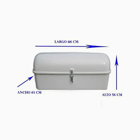 COMANCHE Cofre Camper portaequipaje con Patas y Cocina para Remolque, Medidas 117x63x57cm