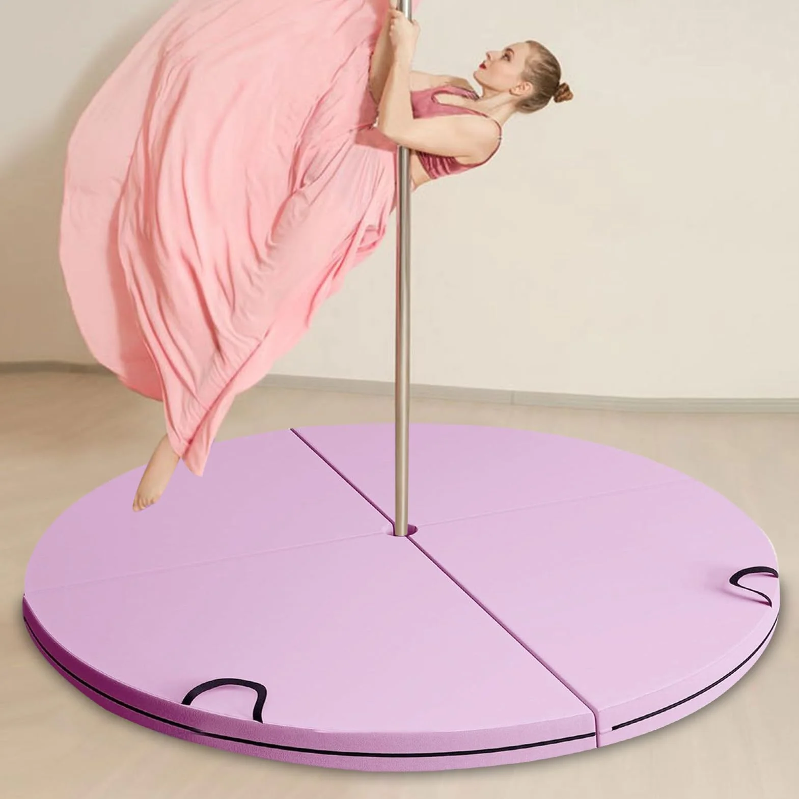 Colchoneta Para Baile De Barra Almohadilla Espuma Gruesa Pole Dance Gimnasio Yoga Entrenamiento