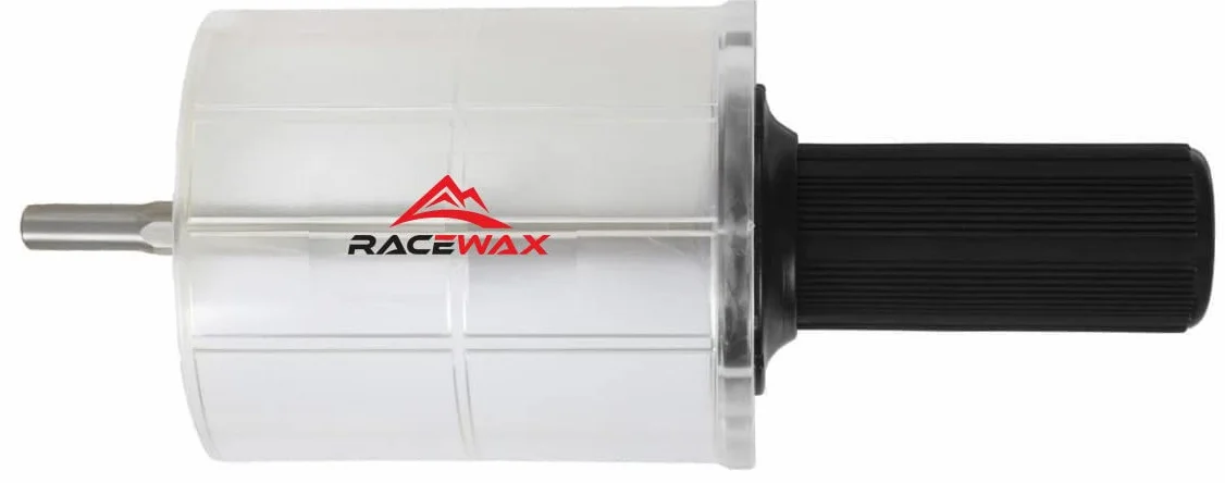 RaceWax Juego de cepillo Roto de 120 mm, corcho, nailon, pelo de crin, cobre, cepillo roto