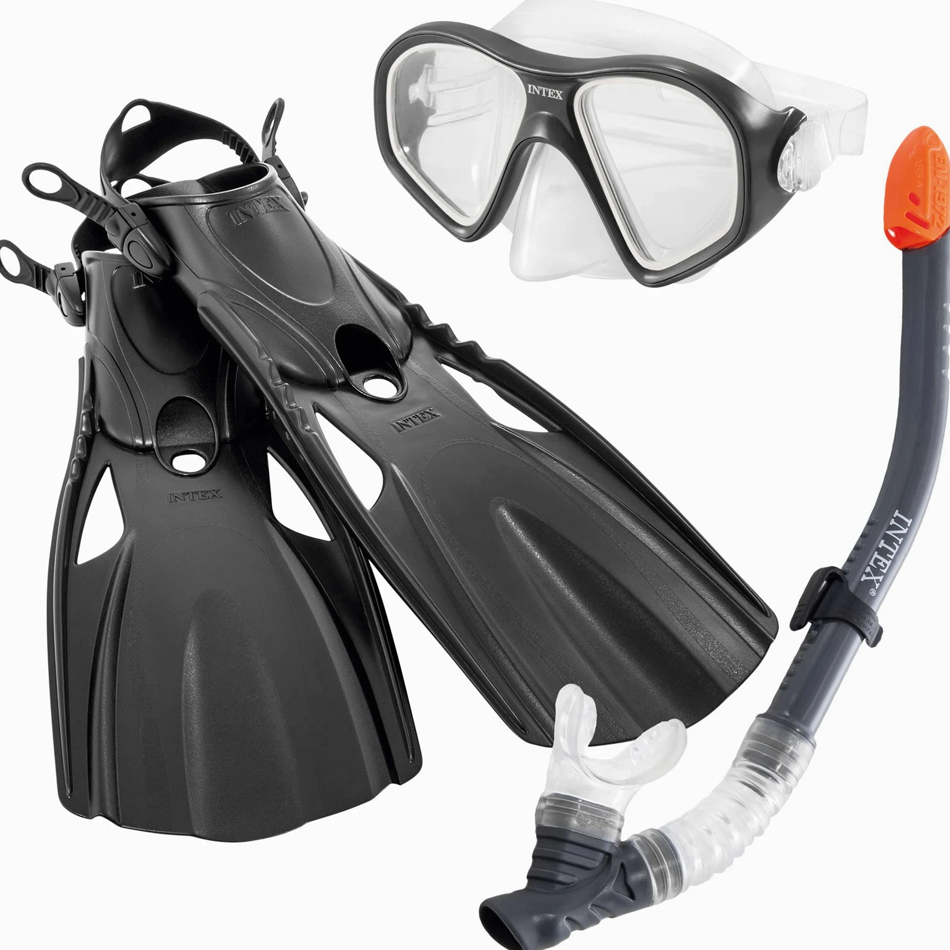Intex 55657, Set para buceo Reef Rider Sports, Unisex niños, Multicolor, Talla 41-45
