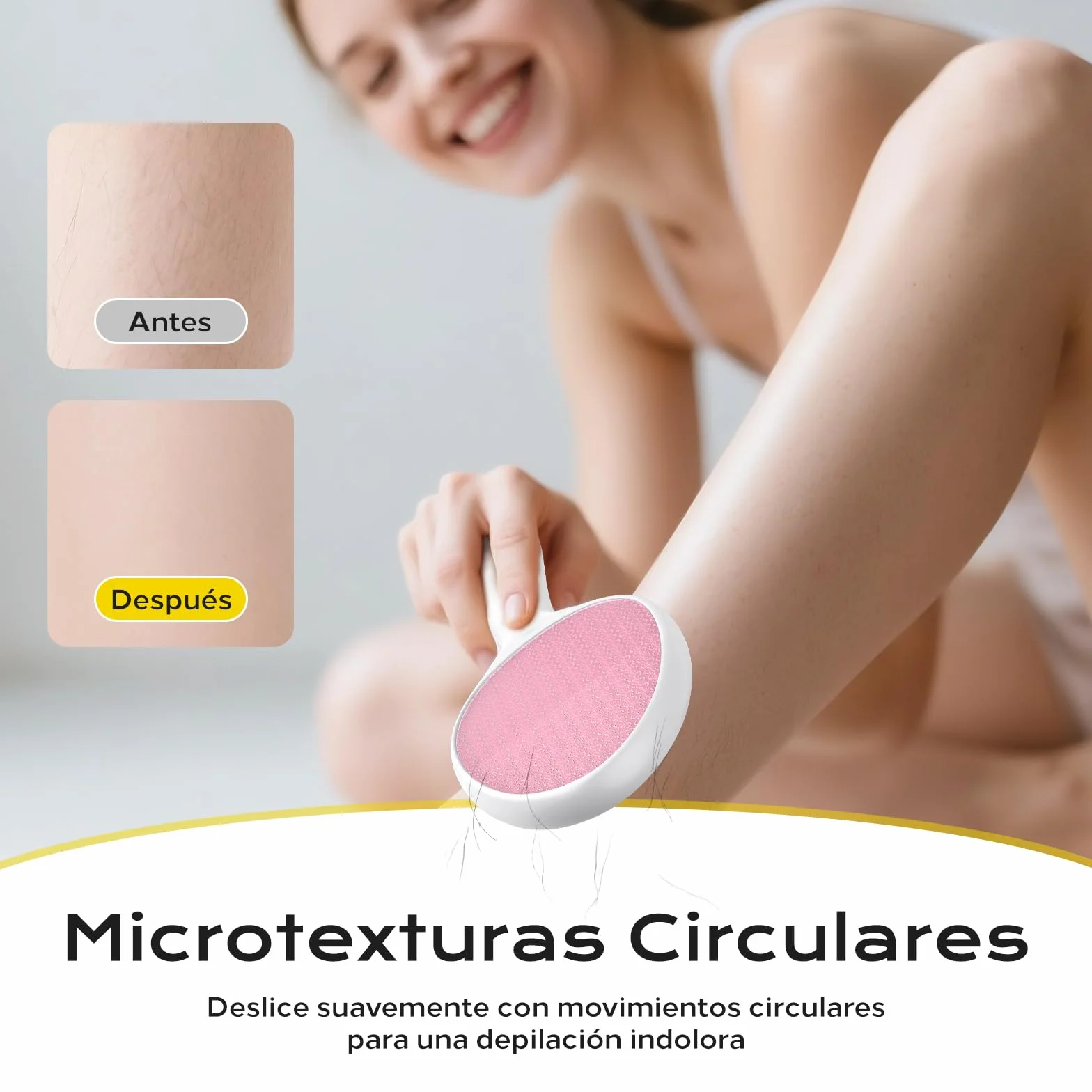 Lima Para Pies Nano Vidrio 2 en 1 - Foot File Profesional con Mango Largo, Elimina Durezas y Callosidades, Uso Húmedo/Seco - Rosa