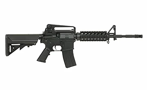 Fusil Rifle réplica Airsoft eléctrica CM.507 M4 Negra Cyma con batería, Cargador de batería y Cargador de Bolas hi-Cap