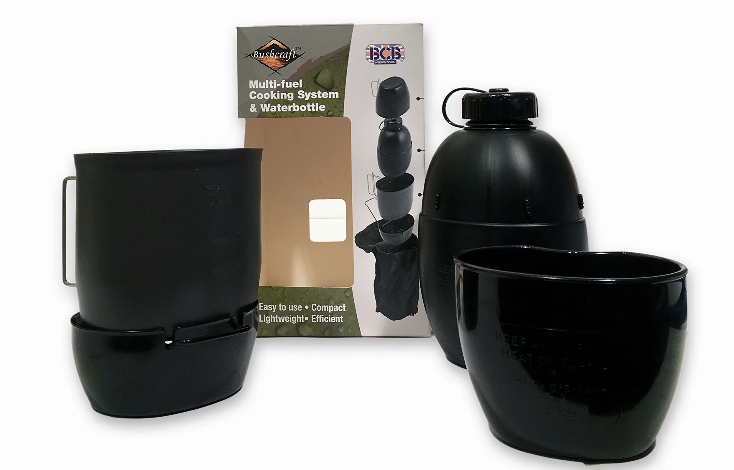 Bcb Crusader Sistema de Cocina Multicombustible y Botella de Agua