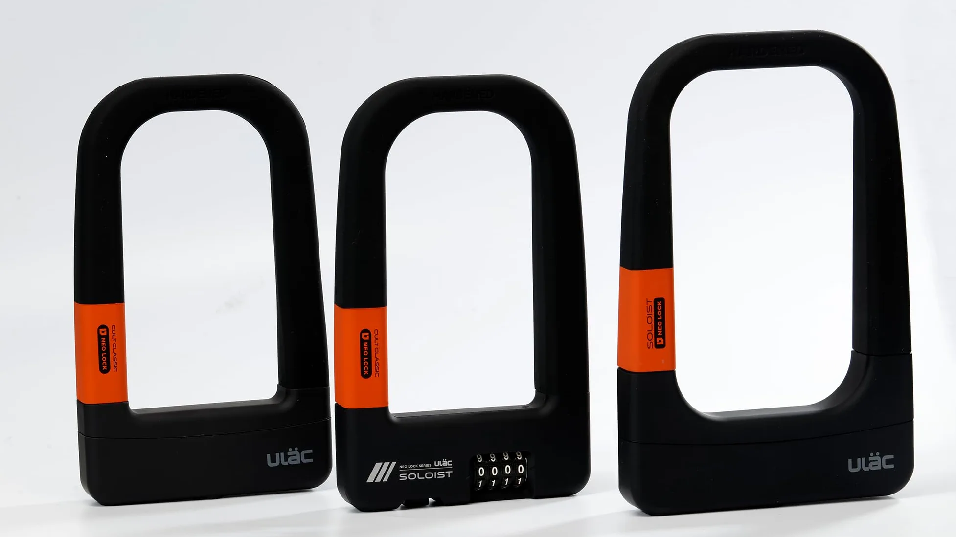 ULAC – Candado Bicicleta en U Soloist | Diseño Innovador y Máxima Seguridad | Cerradura Antirrobo con 2 Llaves Abloy | Grillete de Acero Templado 12 mm Anti Robos | Bici Eléctrica, Moto, Patinete
