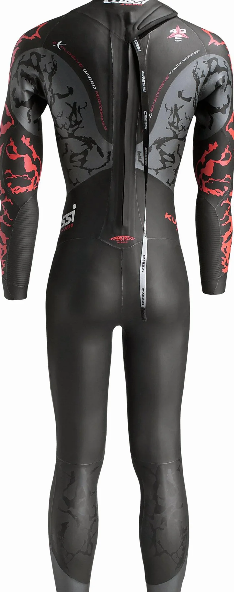 Cressi Kuwae Man Monop. Swimsuit 2/3/4mm Traje de natación de una Sola Pieza, Hombres