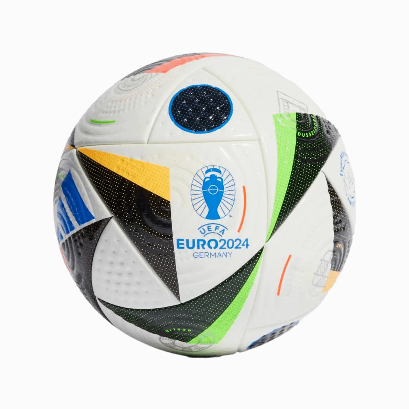 adidas Euro 24 Pro Match Ball - Fabricado con materiales de alta gama, precisión y precisión, celebrando el campeonato europeo, bola de invierno disponible
