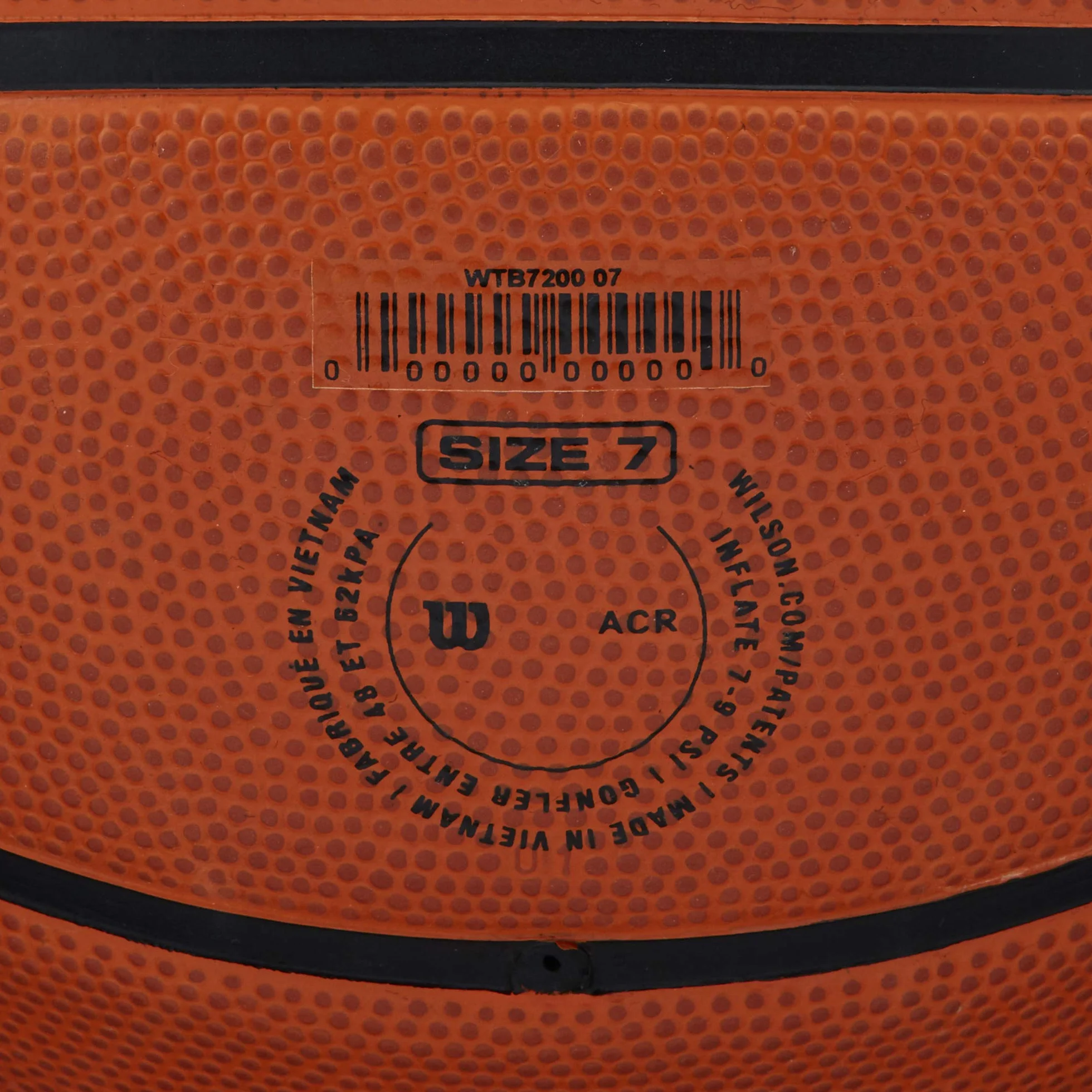 Wilson Pelota de baloncesto NBA AUTHENTIC SERIES, Exterior, Caucho Tackskin, Tamaño: 7, Marrón