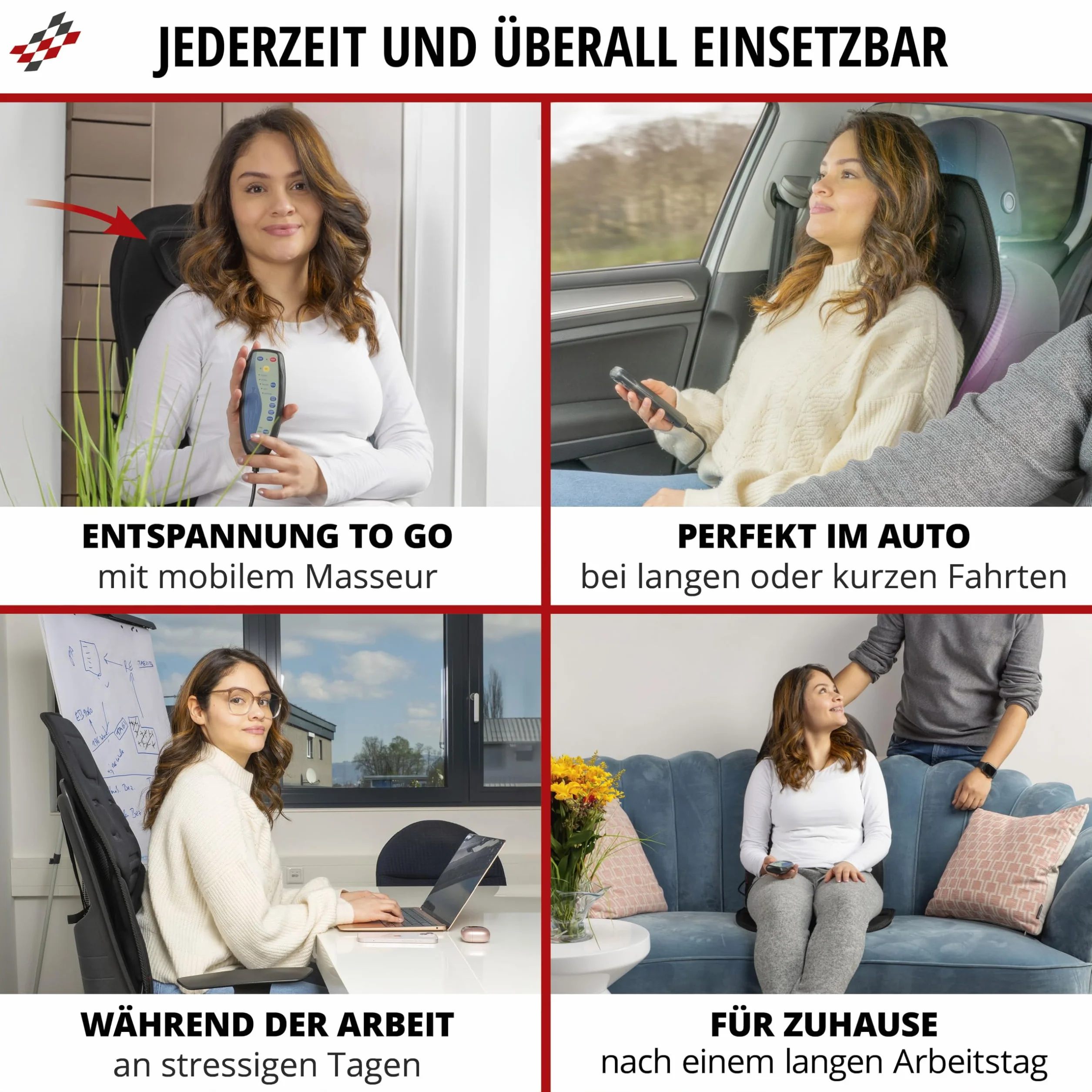 Walser Funda de Asiento Relax Drive 5 Programas de Masaje