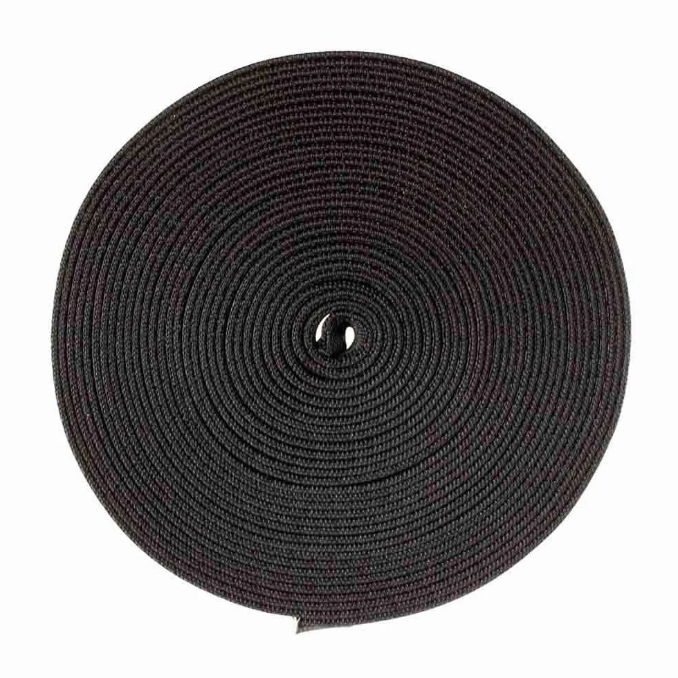 Paracord Planet Correa tubular 1 pulgada – Arneses nailon resistente rescate exteriores 10 yardas negro