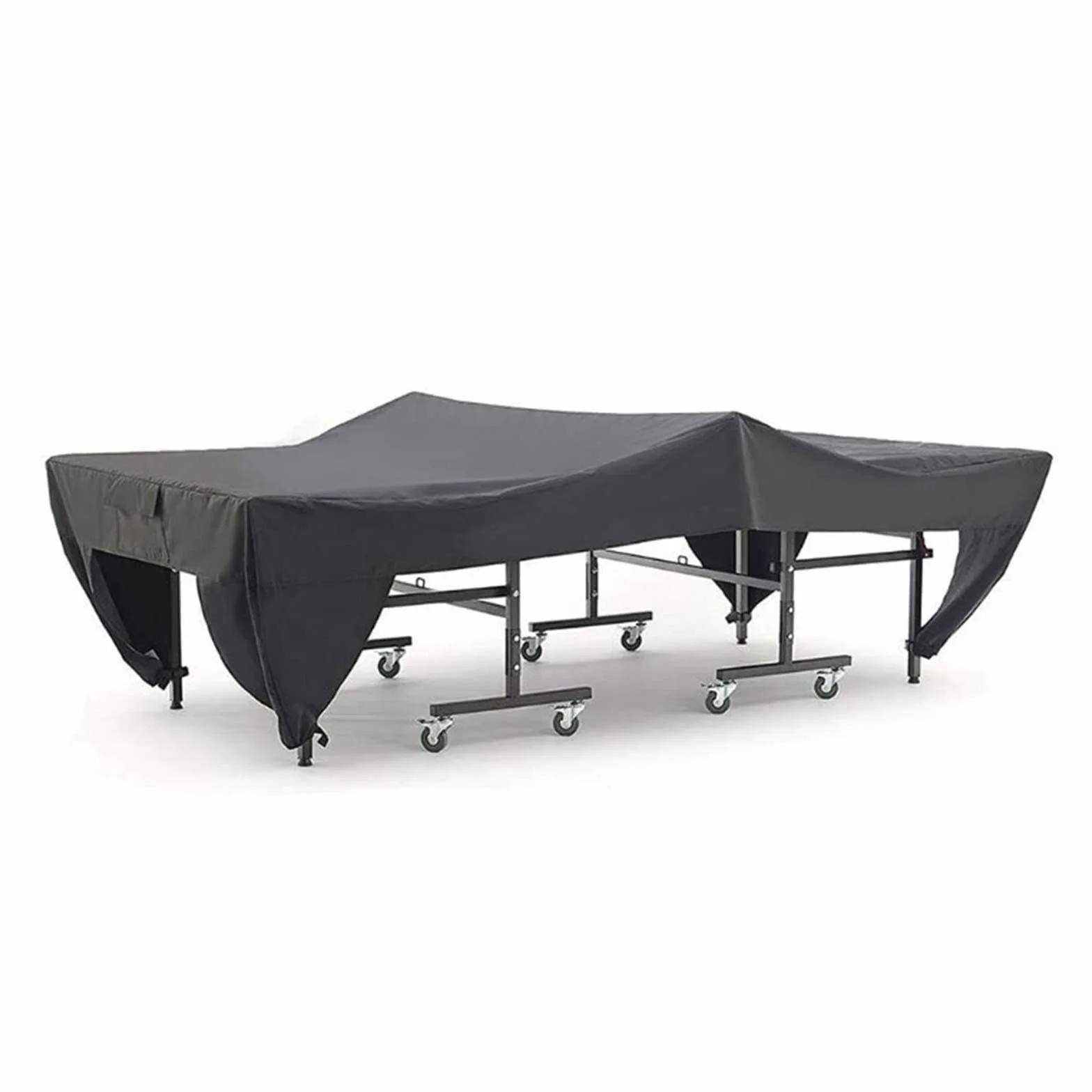 Mesa de tenis de mesa plegable 110 x 60 x 28.7 pulgadas interior exterior