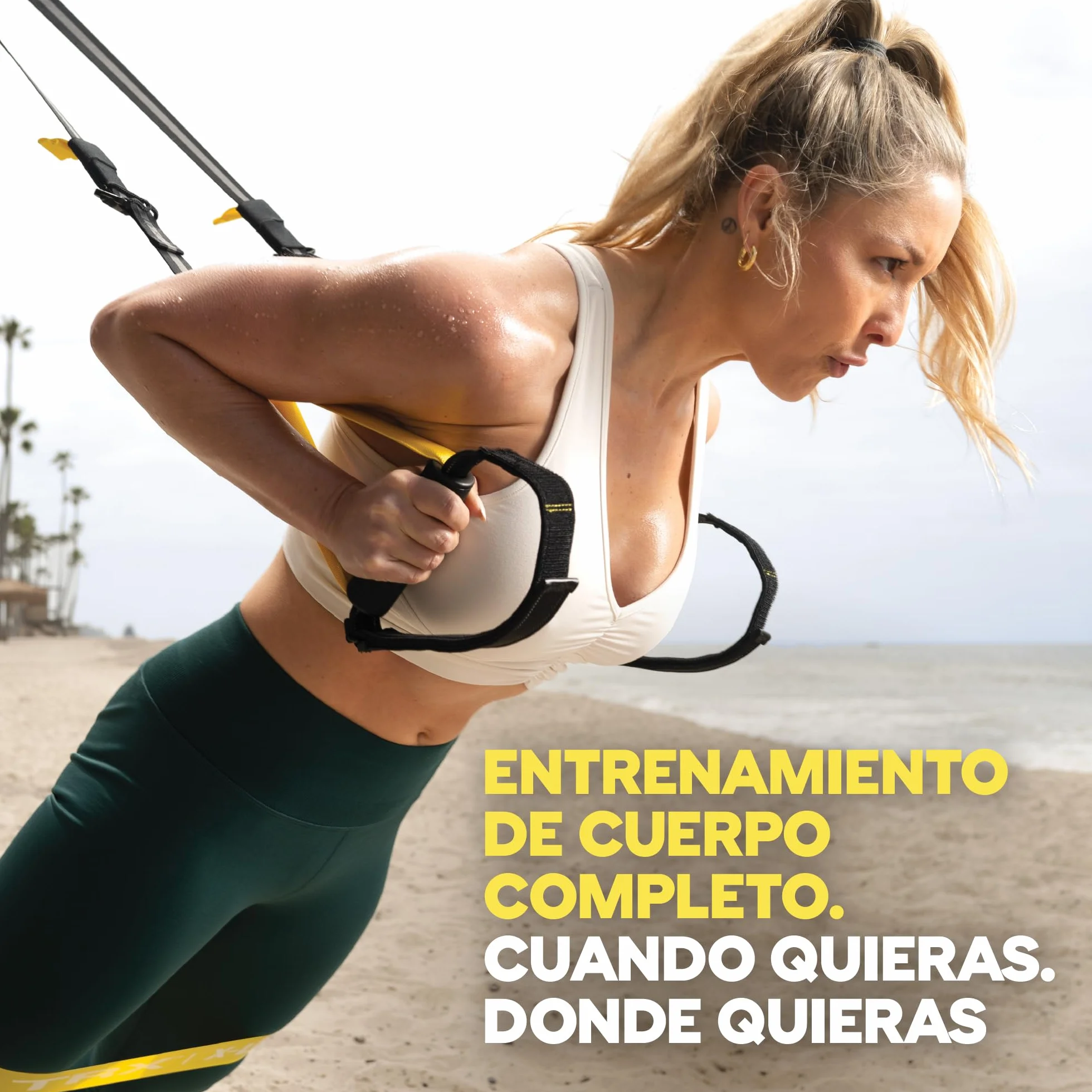 TRX All-in-One - Sistema de entrenamiento en suspensión - Versátil sistema de gimnasio en casa - Incluye acceso al club de entrenamiento TRX