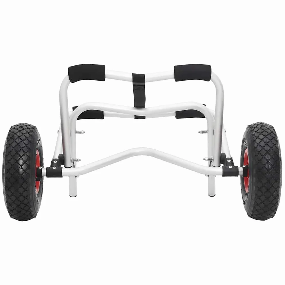 vidaXL 1/2x Carretilla Plegable de Transporte de Kayak Aluminio Carrito Canoa