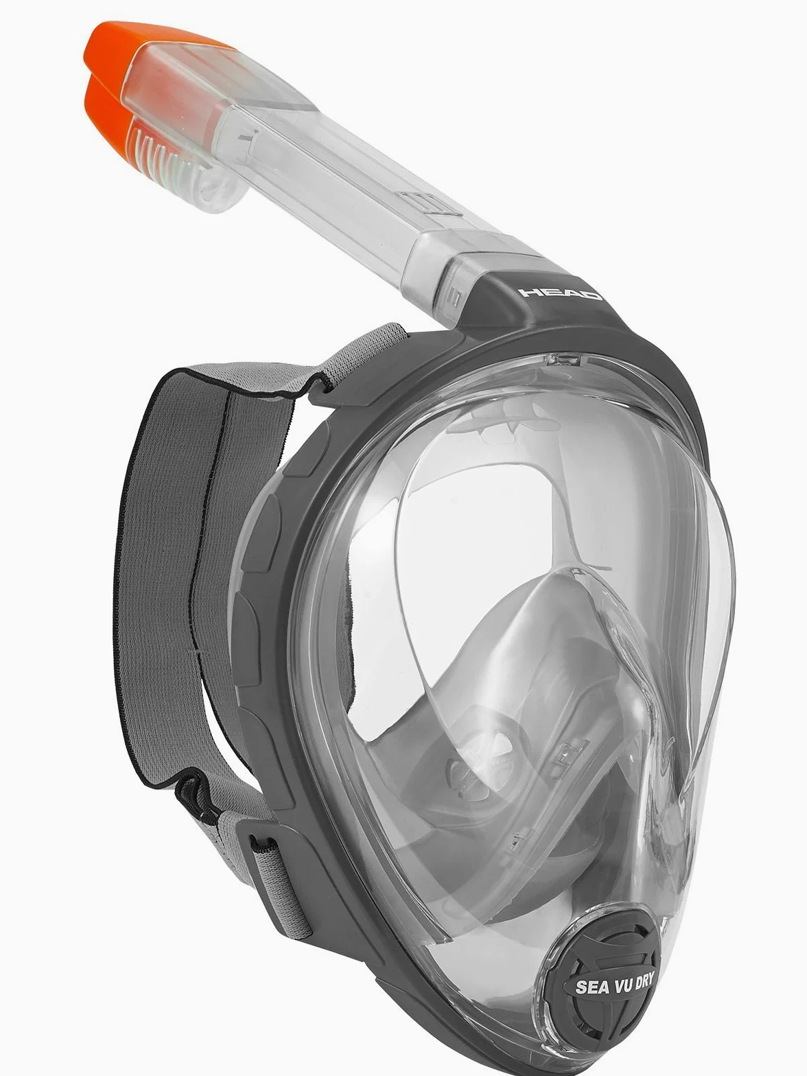 Mares Cabeza VU seco Snorkel Full Face Mask, Large/X-Large