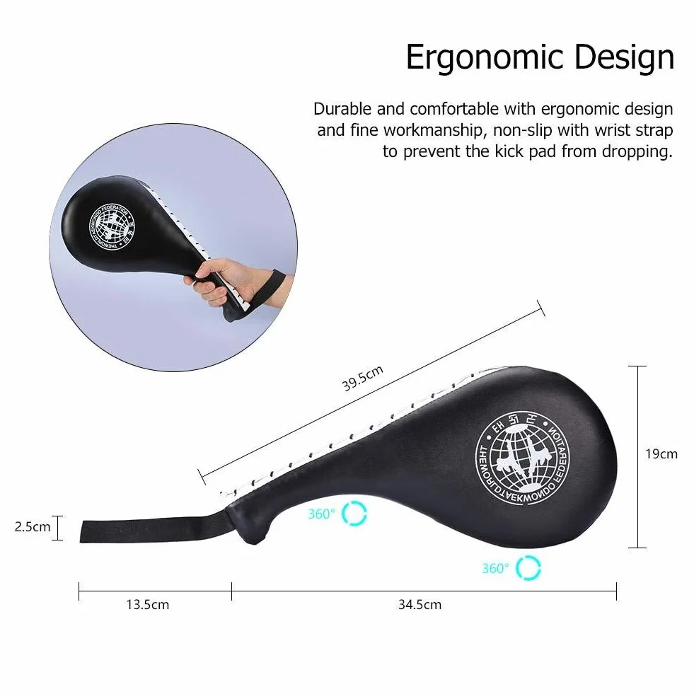 Taekwondo Pad Target, Doble Cara with Absorción Efectiva de Golpes and Refuerzo de Borde Grueso for Entrenamiento en Artes Marciales Tae Kwon Do Karate Kickboxing