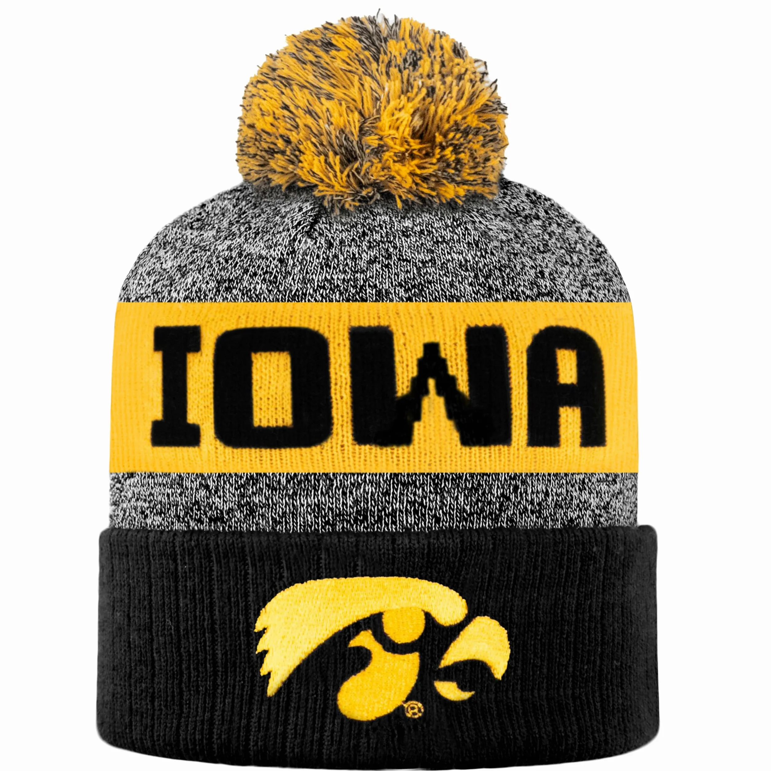 LogoFit NCAA - OSFM - Gorro de punto con logotipo bordado de color del equipo