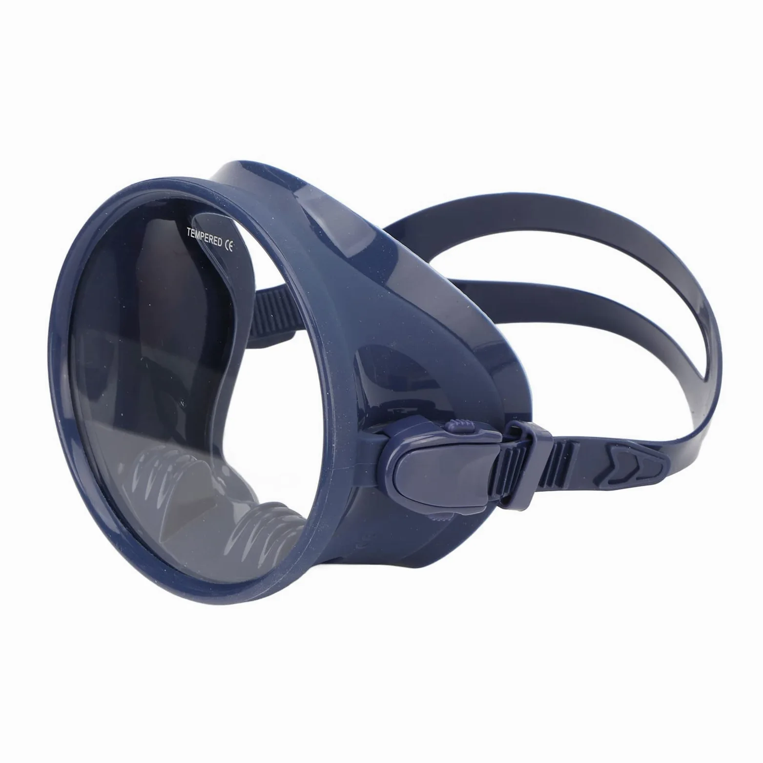 TOPINCN Gafas de Buceo, Lentes de Vidrio Templado, Gafas de Esnórquel, Silicona de Grado Alimenticio, Forma Ovalada, a Prueba de Fugas, Ajustable para Nadar
