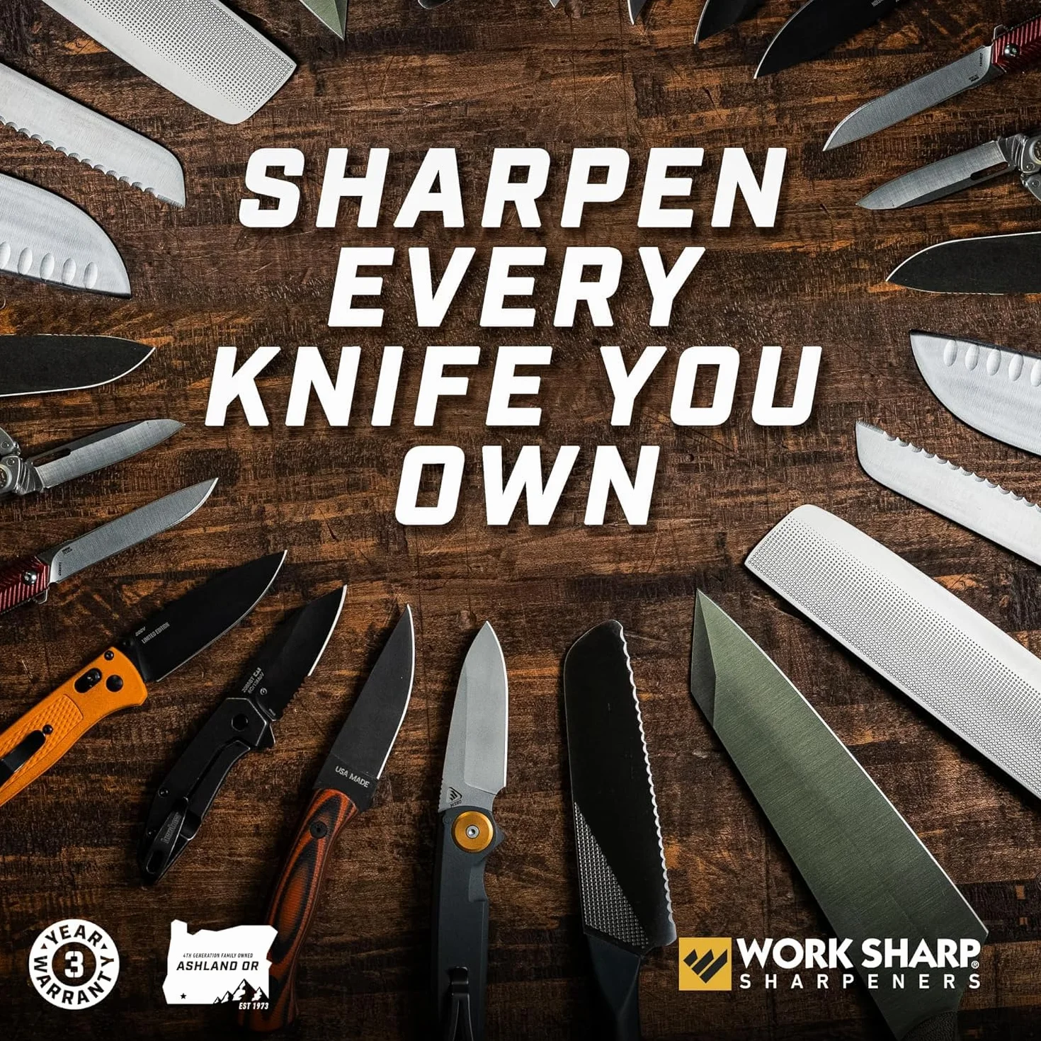 Work Sharp WSGFS221 - Afilador de Mano