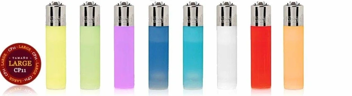 Maxi Clipper Classic 8 mecheros transparentes