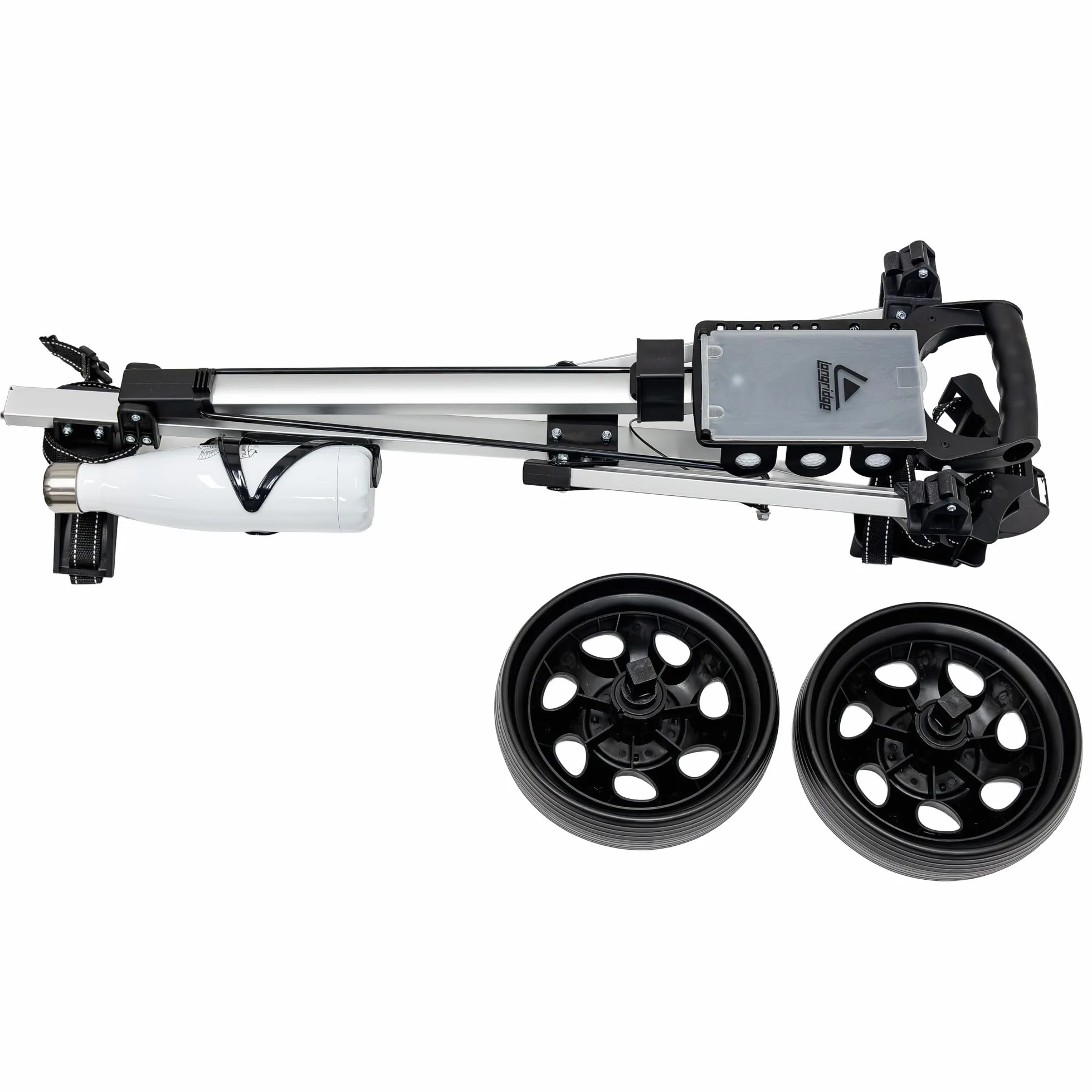 Longridge Alu Lite Carrito de golf de dos ruedas, Plata