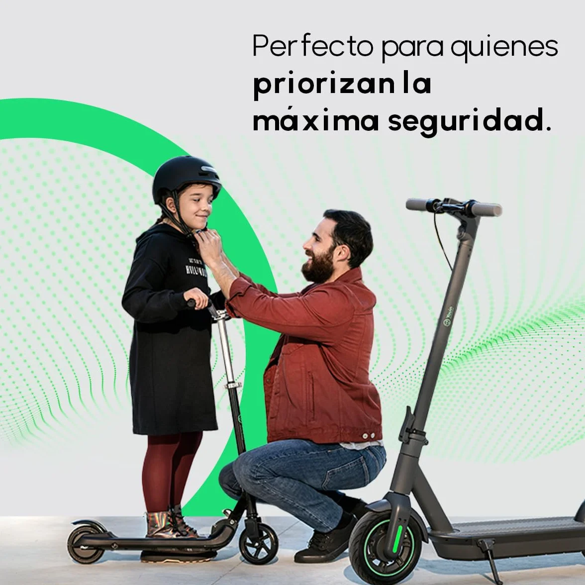YOUIN Casco LED Frontal y Trasero Negro Talla L