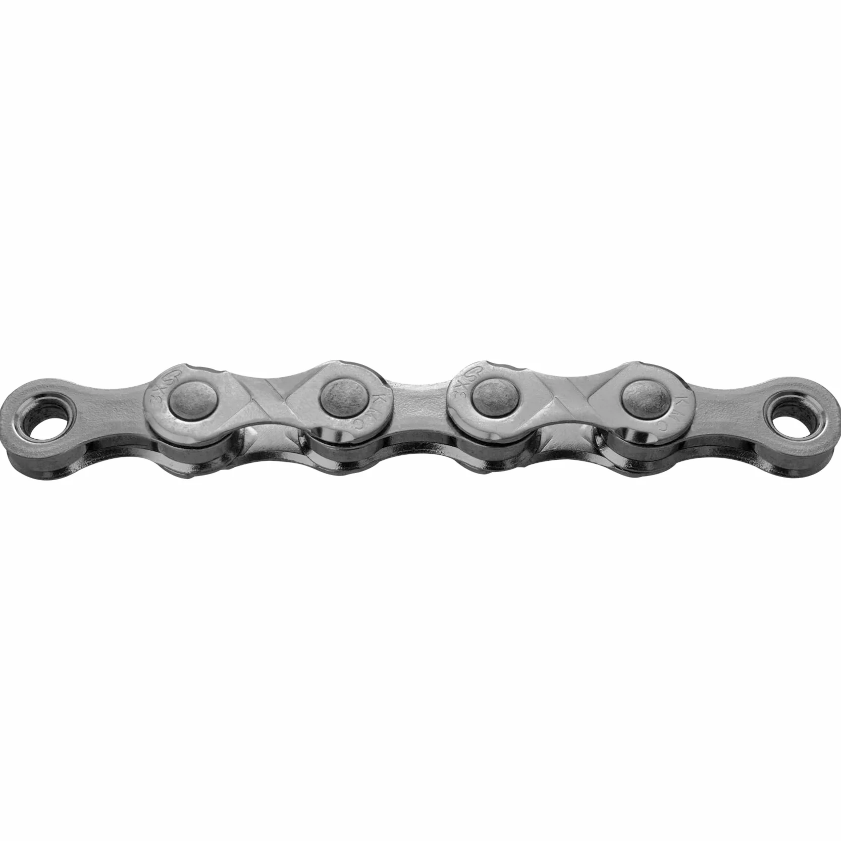 KMC e11 EPT - Cadena para bicicleta eléctrica, unisex, plata oscura, 136 eslabones