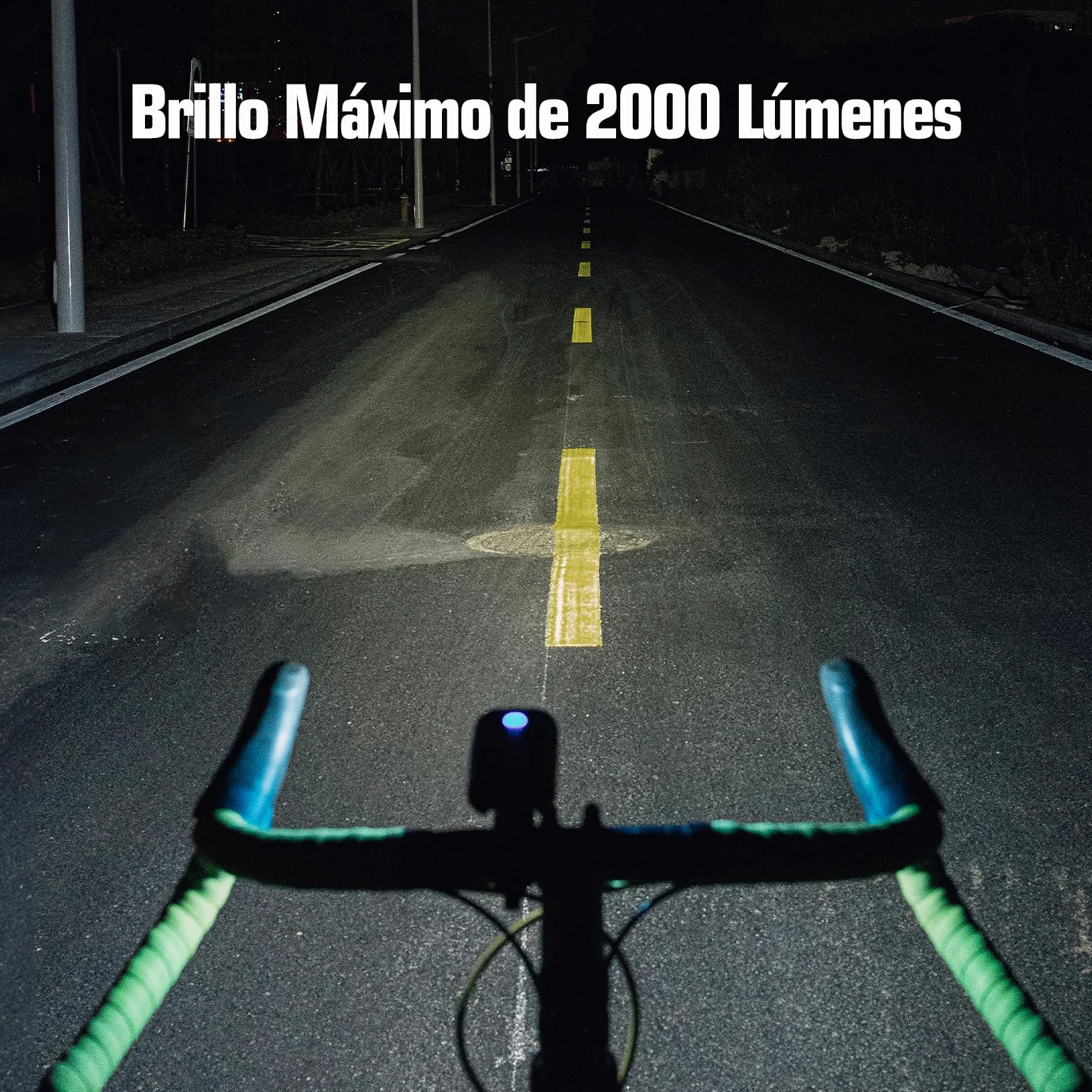 Gaciron V9DP luz Bicicleta Delantera,con función de Control Remoto con Cable,6 Modo de Brillo,luz Delantera Bicicleta Potente led con 6700mAh función de energía móvil,Luz Bicicleta de Aluminio