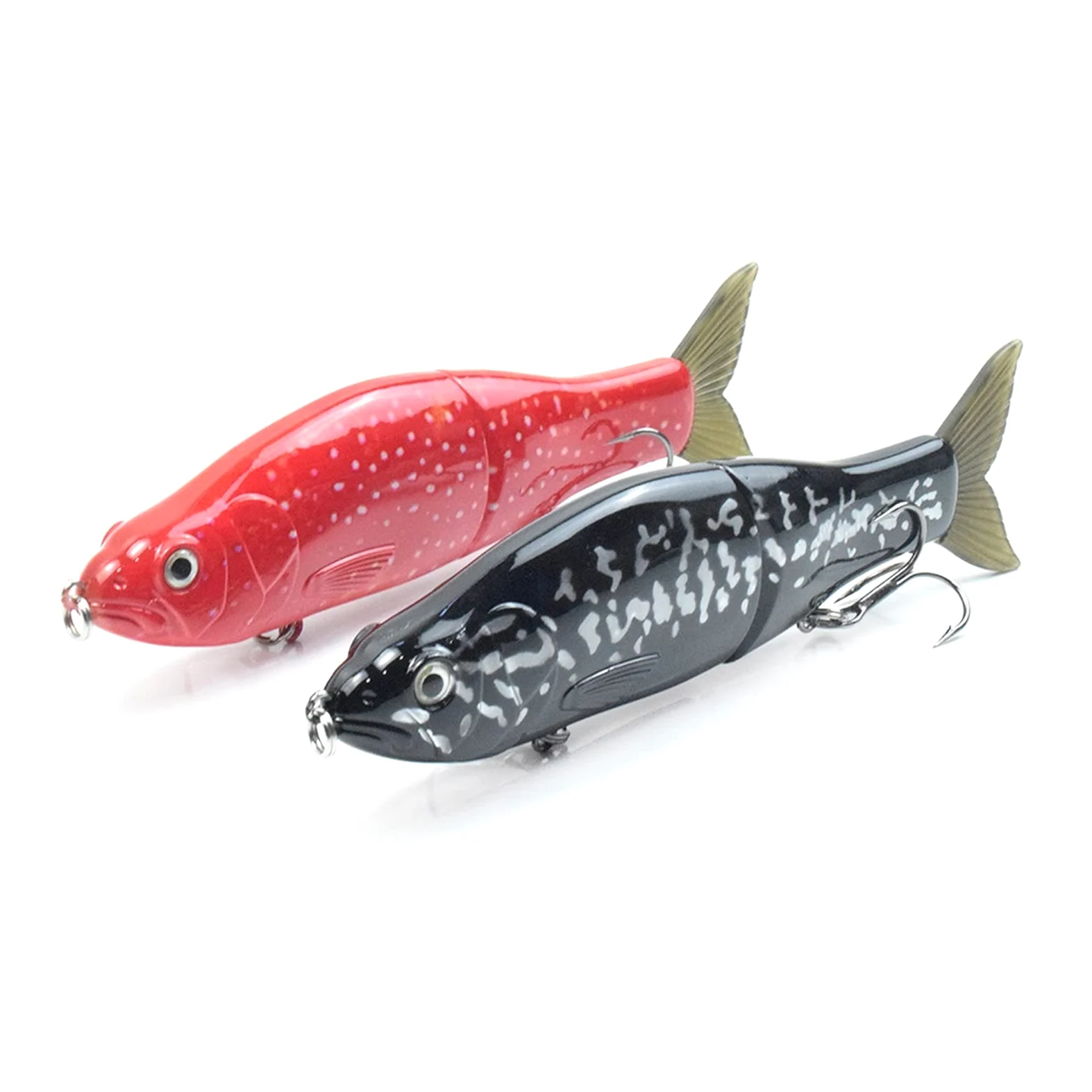 Señuelos Pesca Señuelos de Pesca Flotante Deslizante Shank wobblers Duro Cebo Artificial Bajo Pike Pesca Juntas de la Pesca Switebait Tackle 2pcs Cebo Artificial