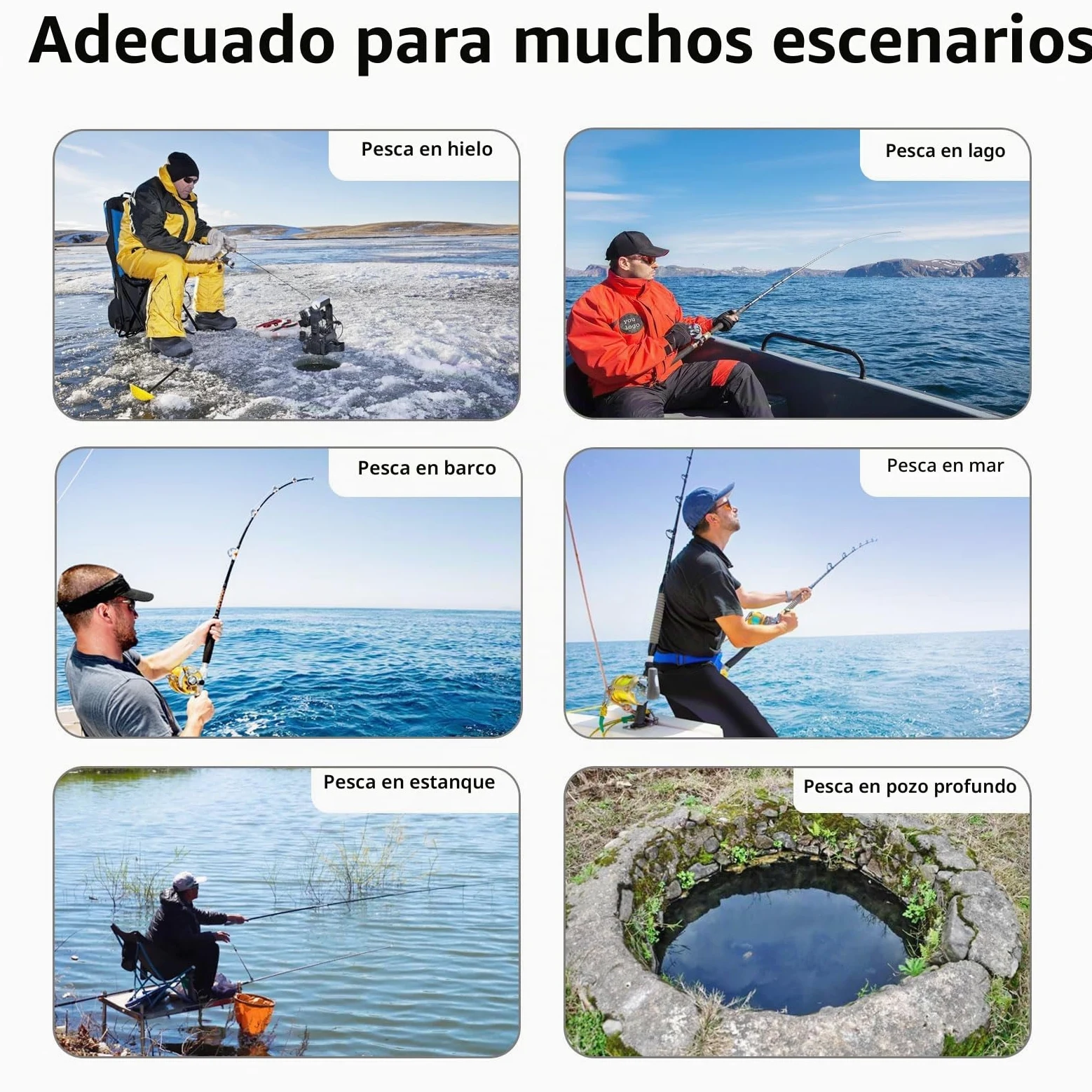 Fish Finder - Cámara de pesca submarina (5000 mAh, visión nocturna, infrarroja, IP67, impermeable, con pantalla de 10 cm, para hielo, río y barco