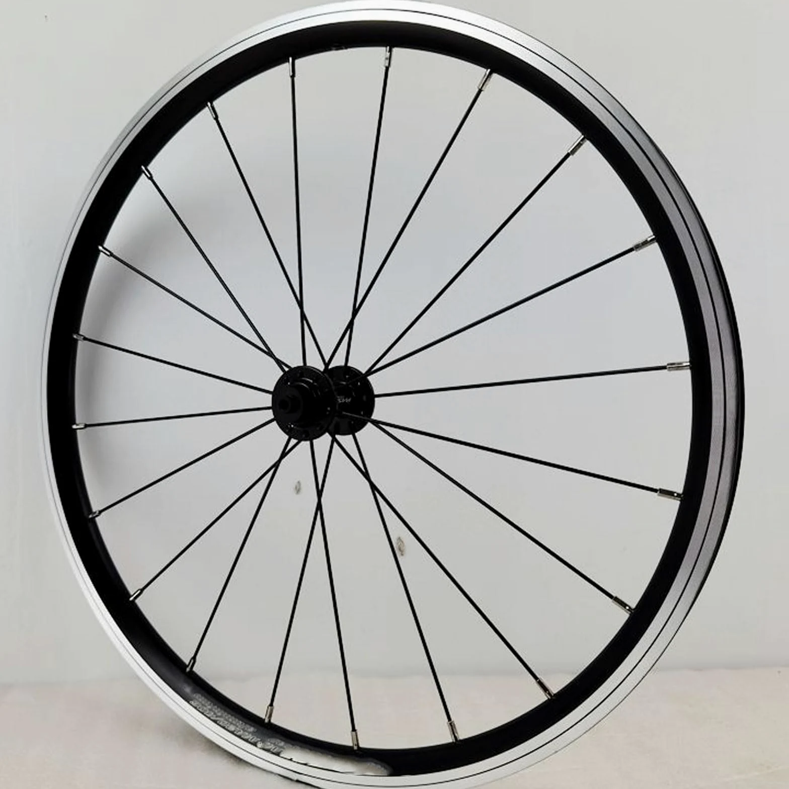 YLME Juego de Ruedas para Bicicletas Plegables, 406/451, Delanteras 74 mm, traseras 130 mm, llanta de aleación de 20 Pulgadas con Freno V-Brake de Doble Pared,406 Black,100/130