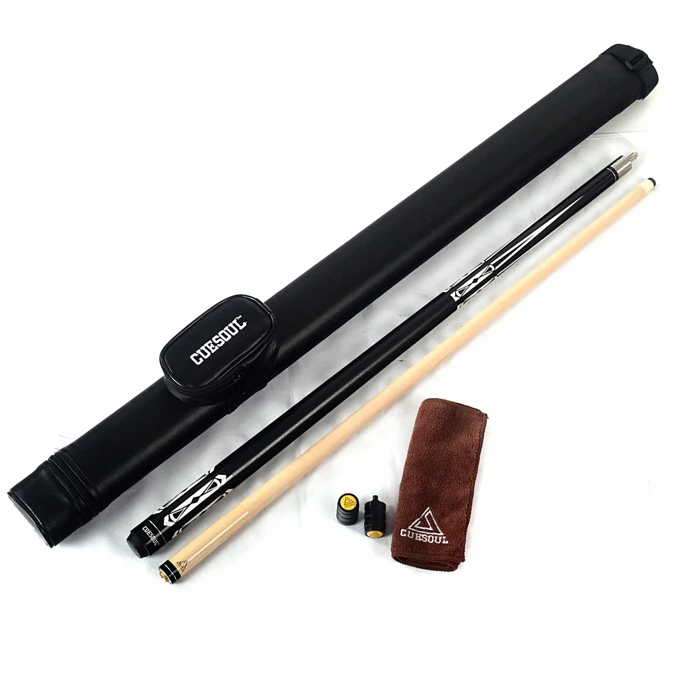 CUESOUL 19oz 1/2 Jointed Maple Billar Tacos y Fundas