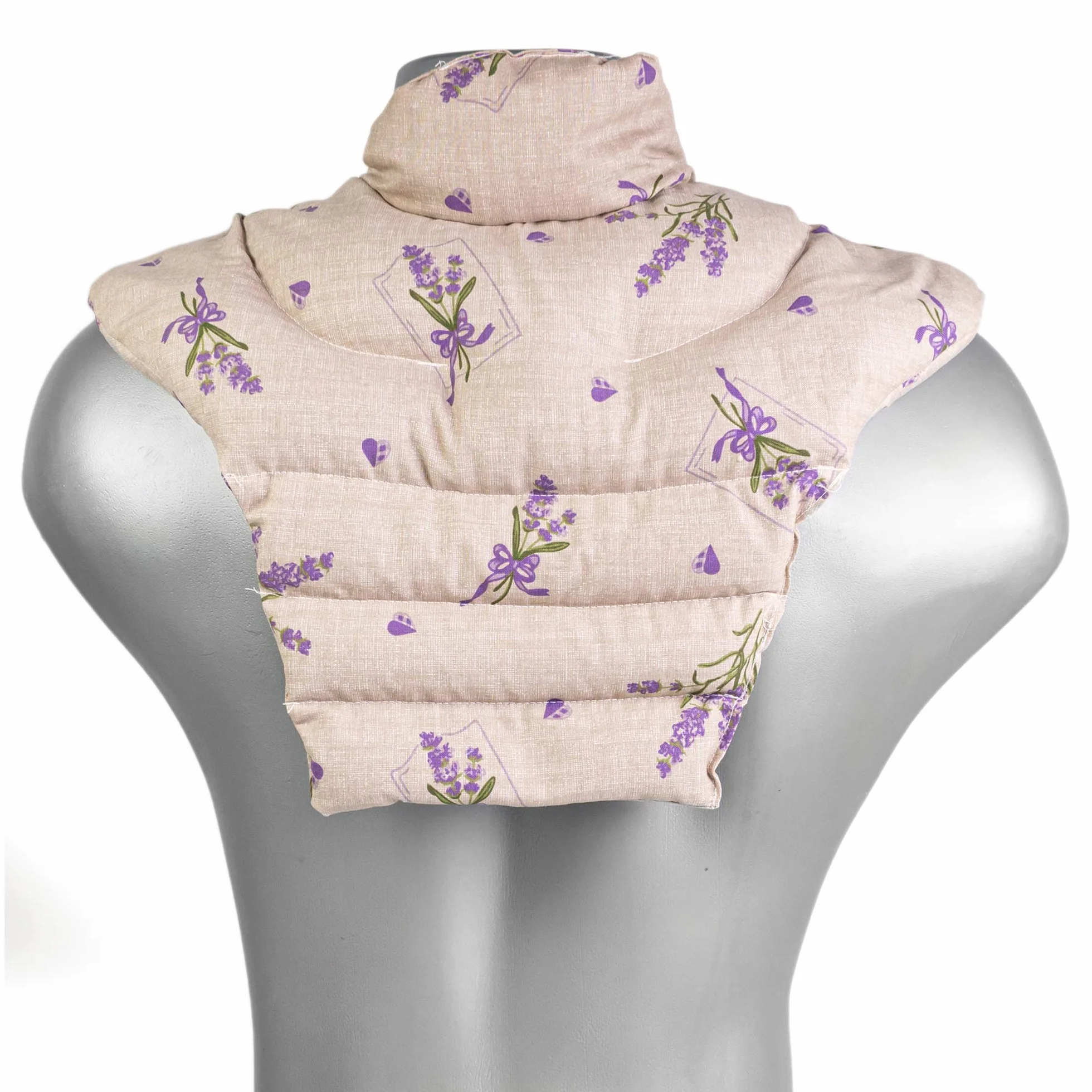 Cojín cervical térmico para cuello y hombros aroma de cereza marrón