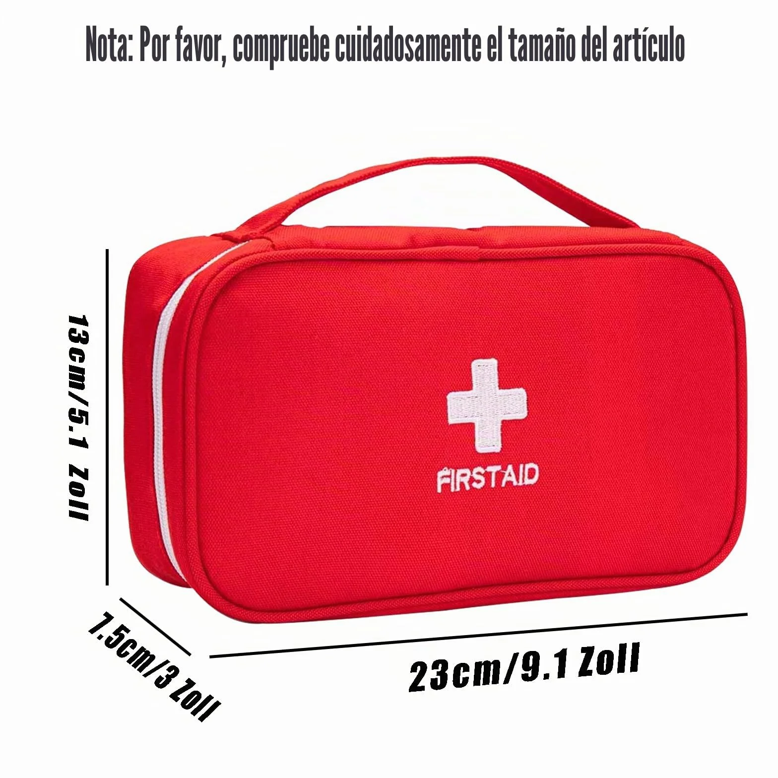 Botiquín de Primeros Auxilios, 2PCS Kit Gran Capacidad para Viaje Hogar Senderismo Camping