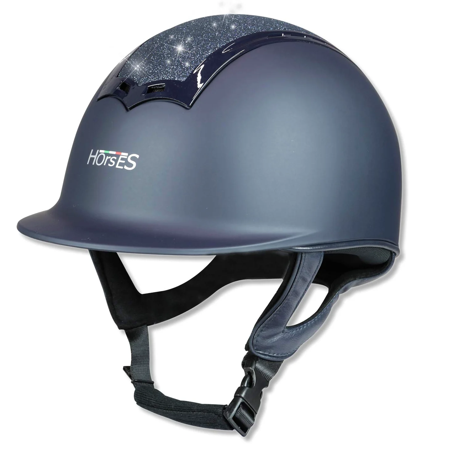 Horses Casco de equitación ejecutivo (azul, 59 cm)