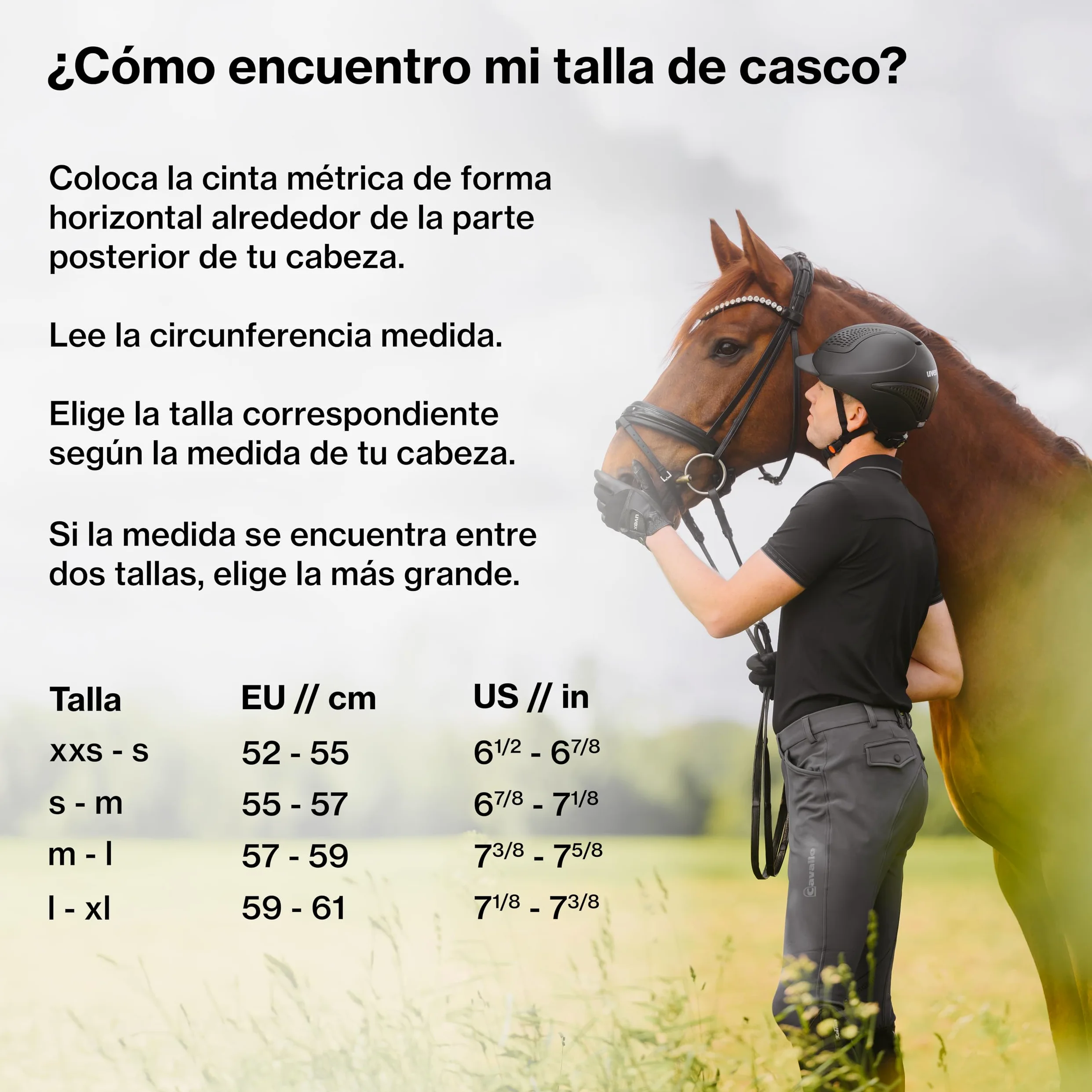 uvex exxential III – Casco de equitación Unisex Ligero – Ajuste de Talla Individual