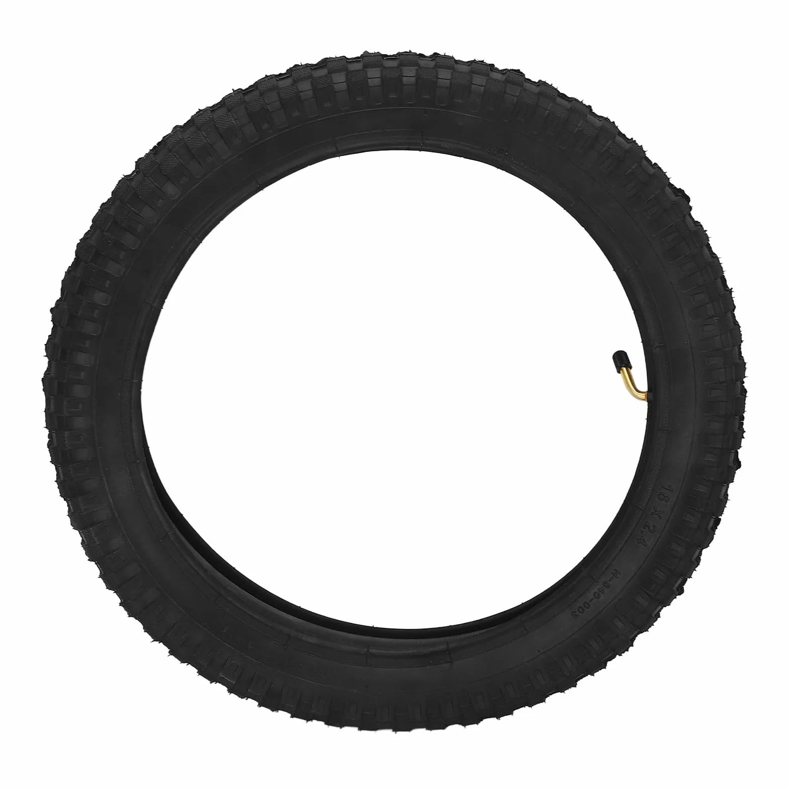 Neumático de Bicicleta para Niños de 16 Pulgadas Neumático de Bicicleta de Cross 16x2,4 Neumático de Bicicleta para Niños de 16x2,4 Cámara de Neumático de 16x2,4 Neumático